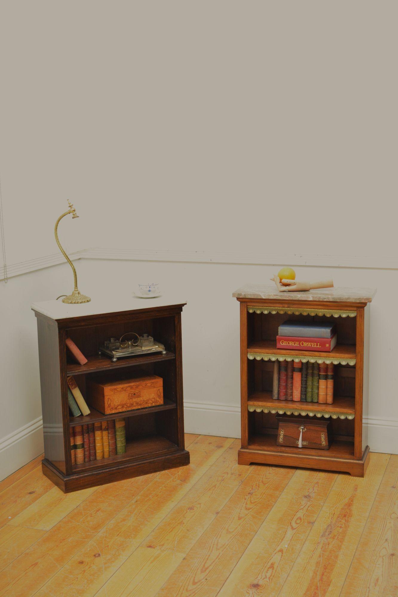 J. Shoolbred Low Open Bookcase For Sale 13