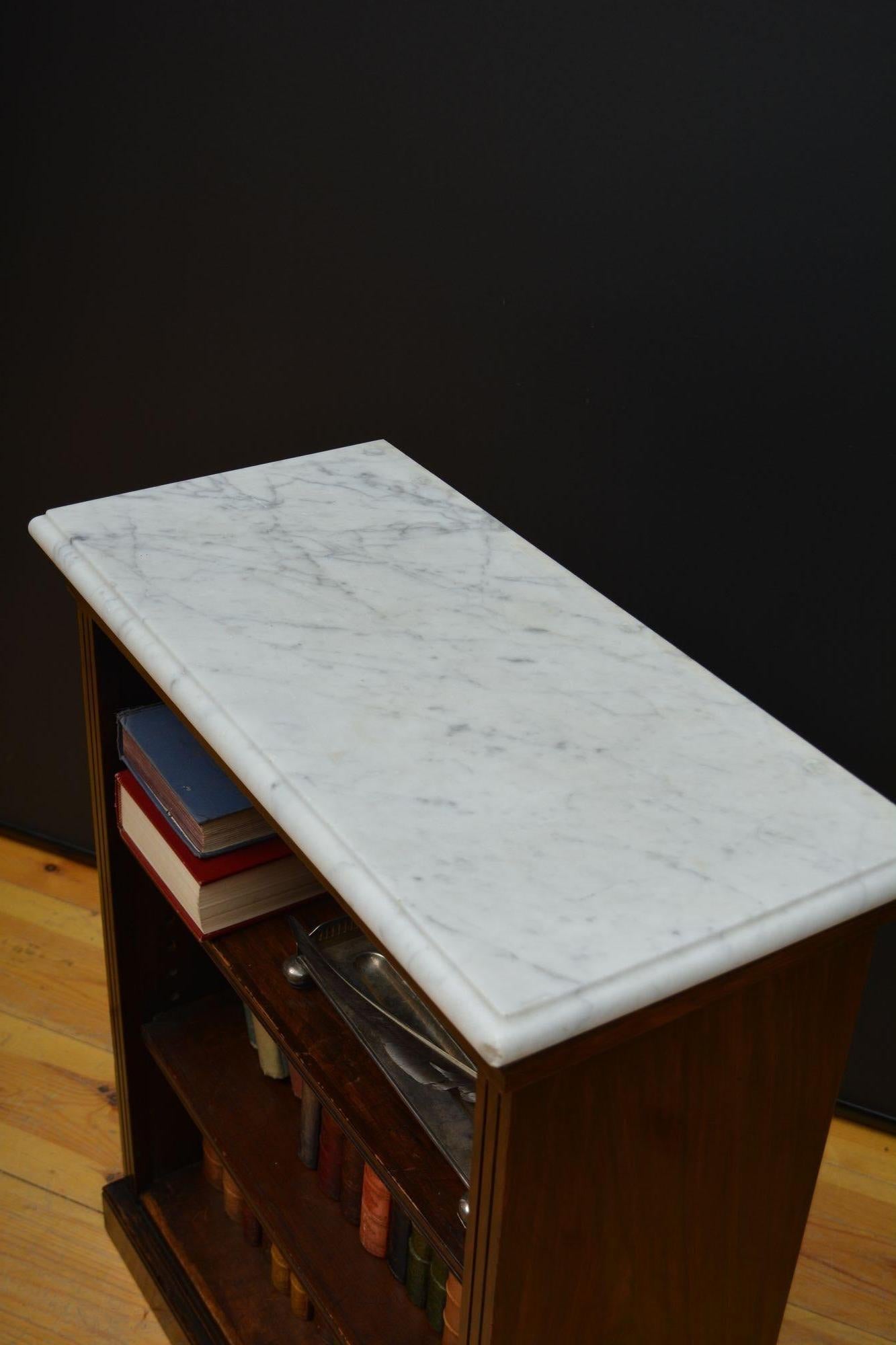 J. Shoolbred Low Open Bookcase For Sale 1