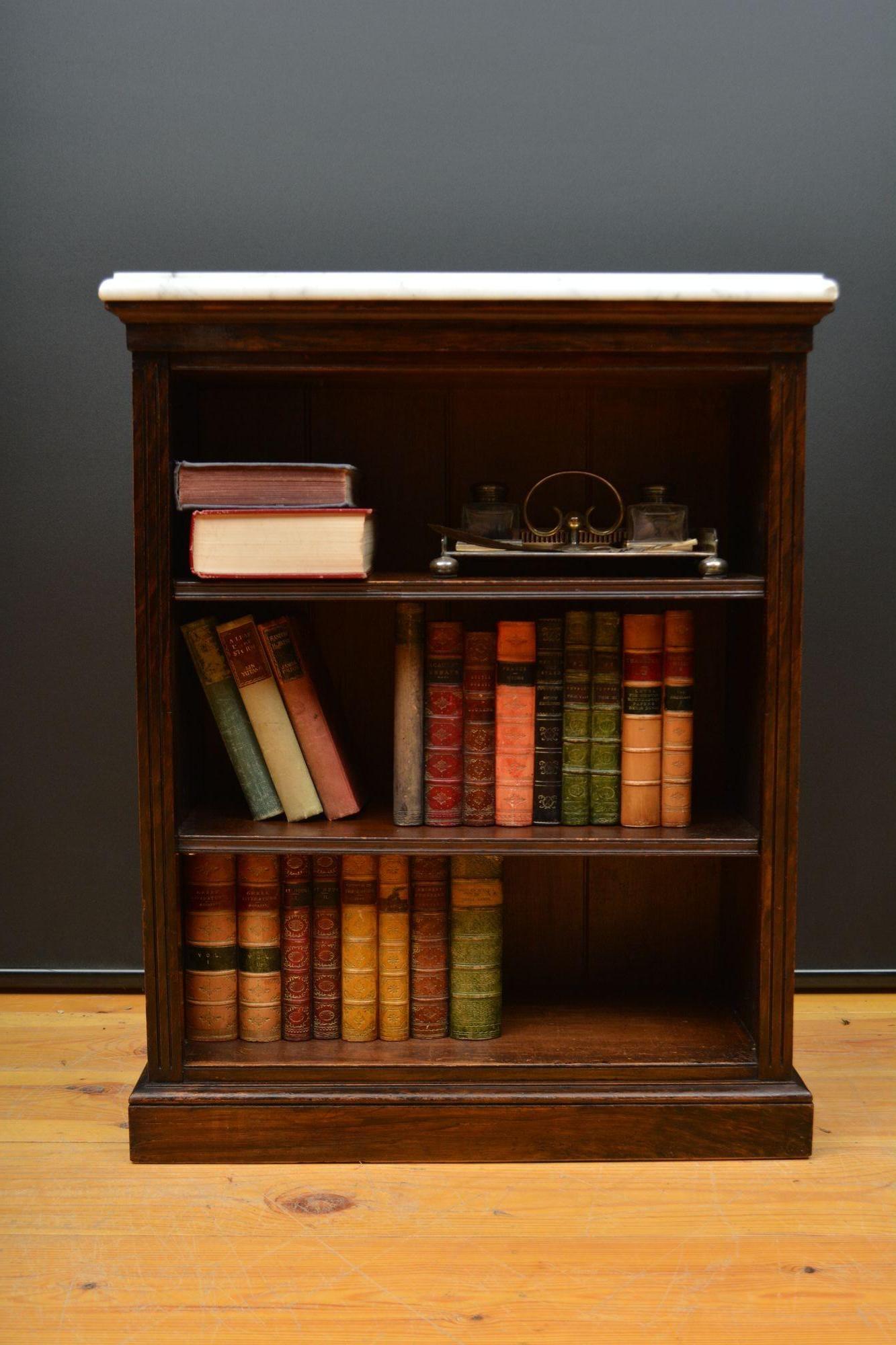J. Shoolbred Low Open Bookcase For Sale 2