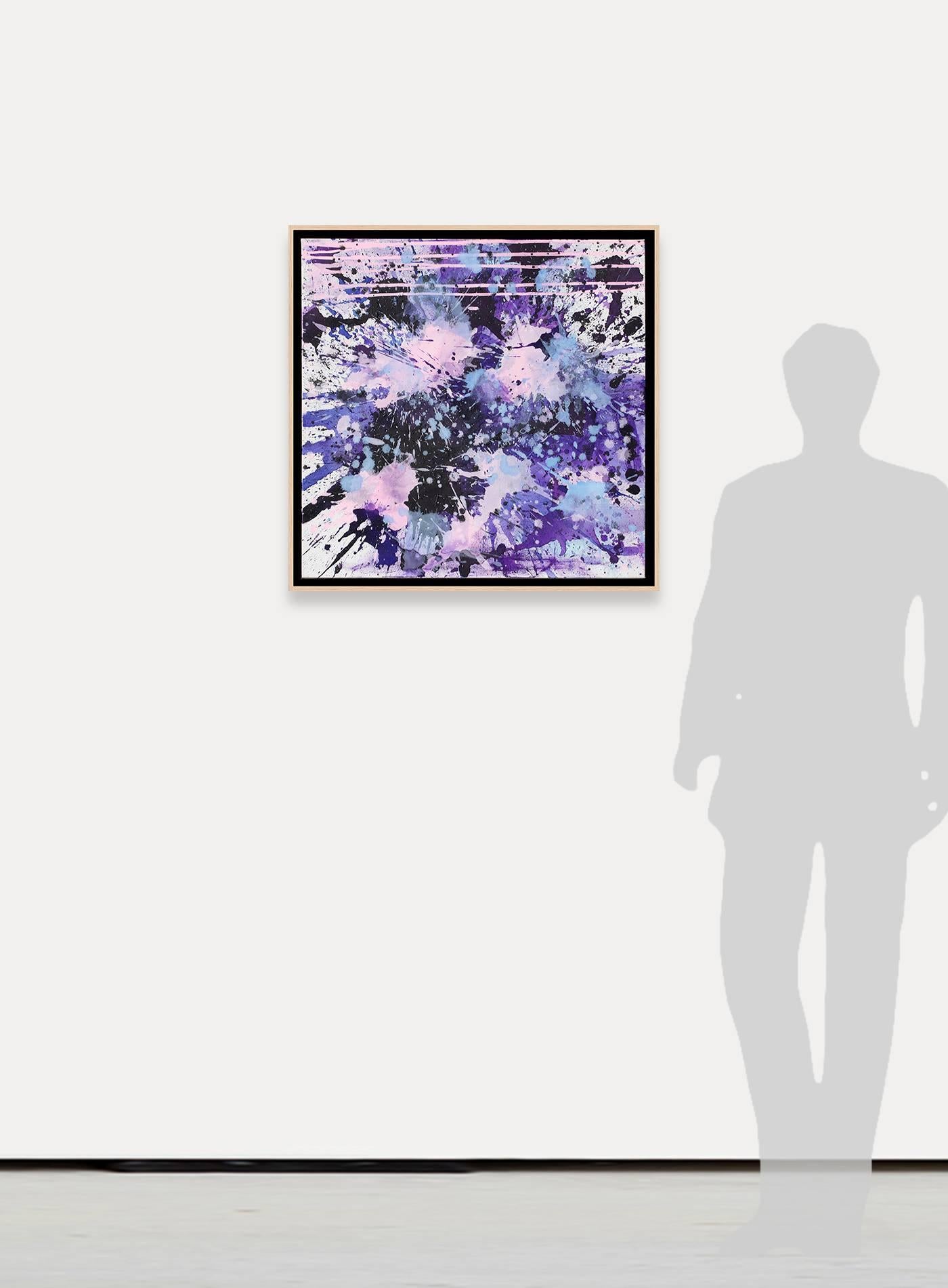 PurpleField (Abstract Expressionist Painting) For Sale 1