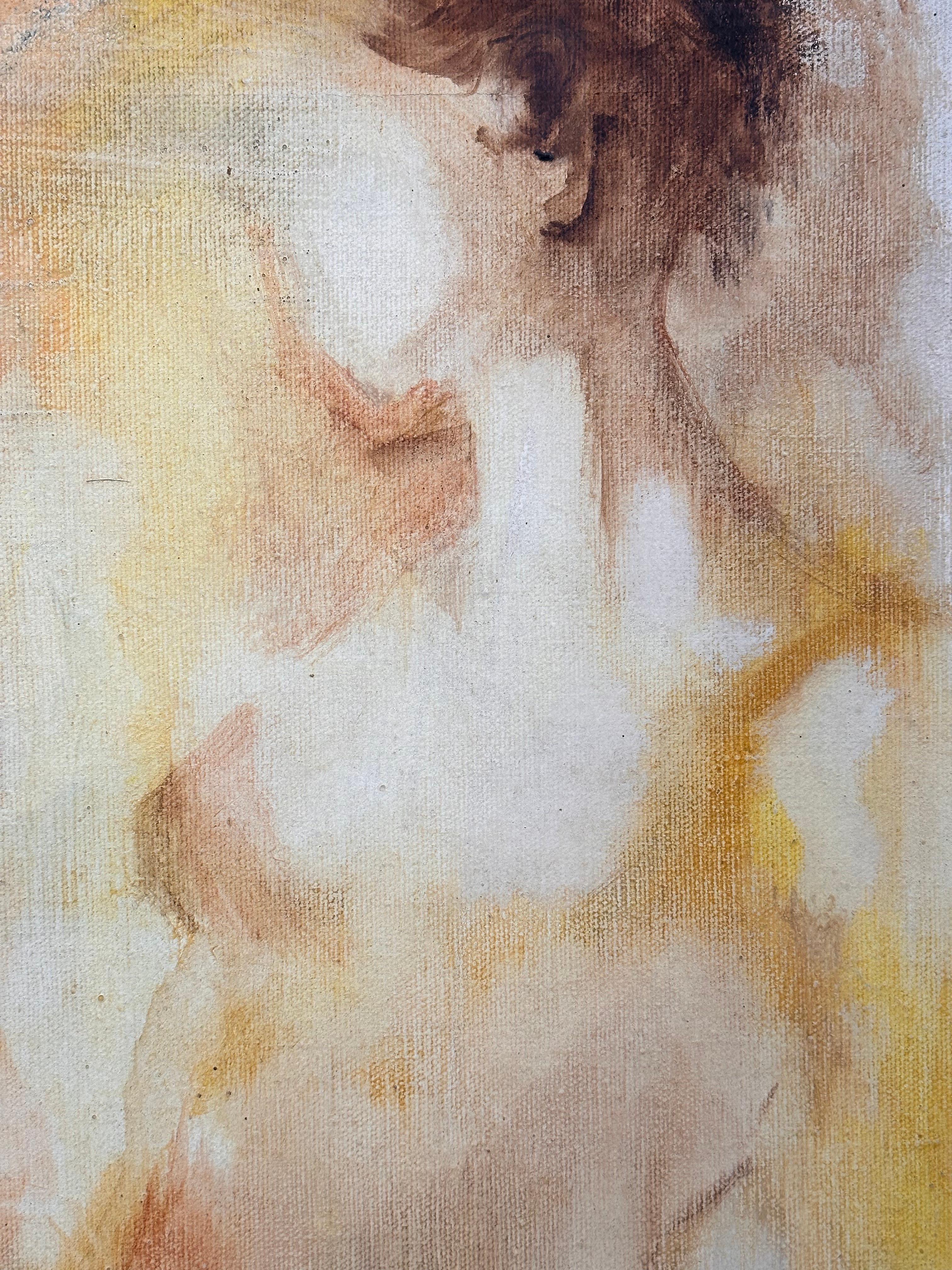 Female Dancer - Painting by J. Steven