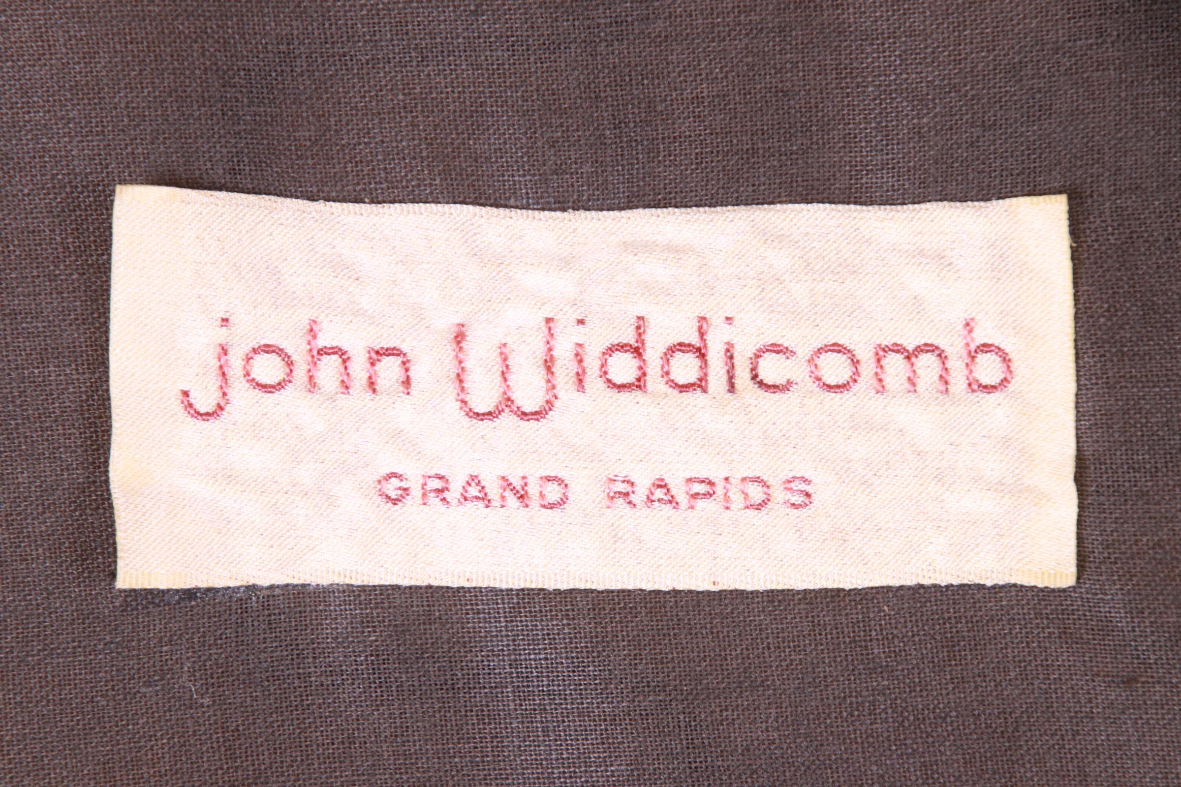 J. Stuart Clingman for John Widdicomb Sculpted Walnut Cane Back Dining Chairs 9
