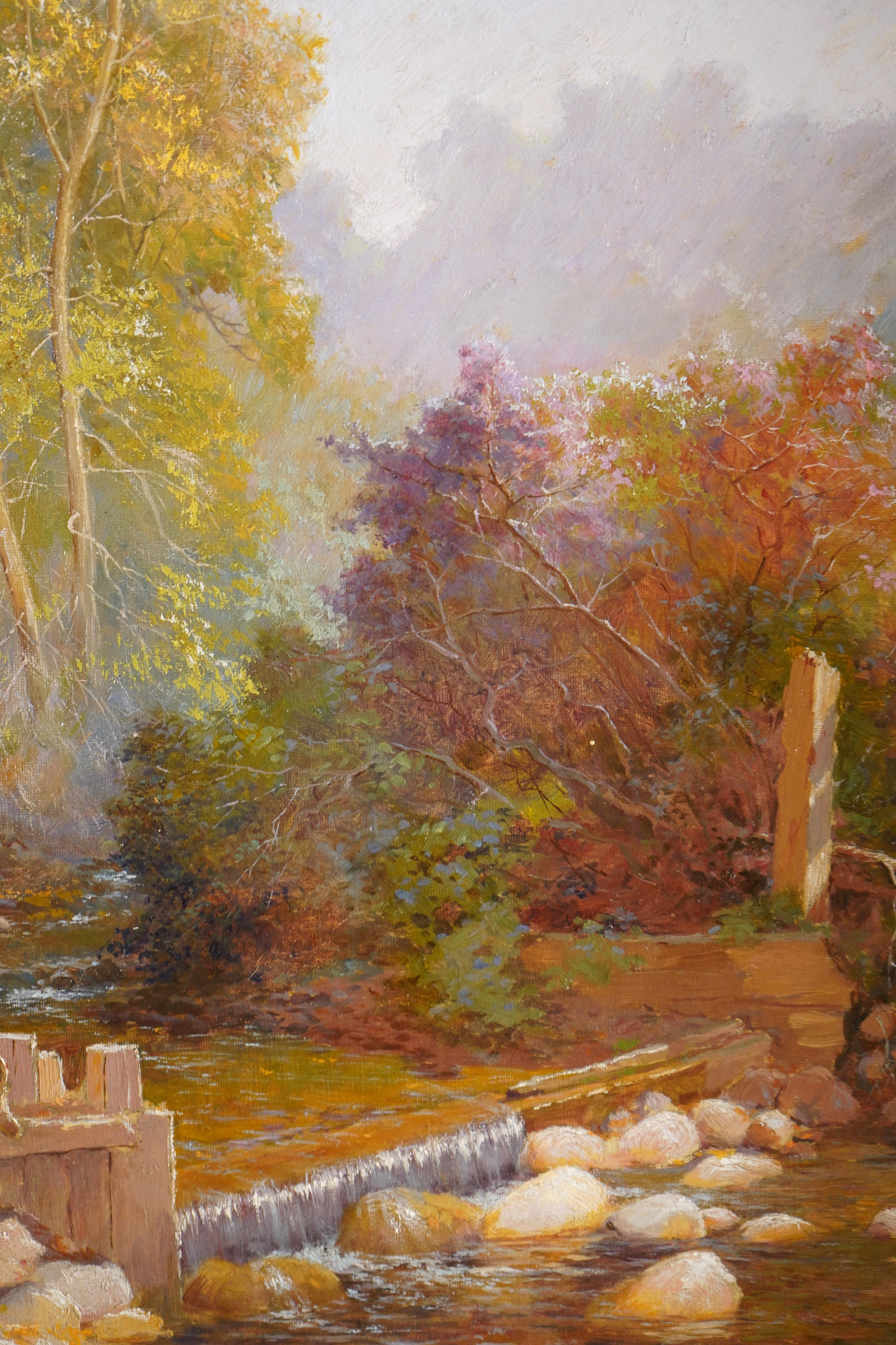 City Creek, 1898 by James T. Harwood - Painting by James Taylor Harwood