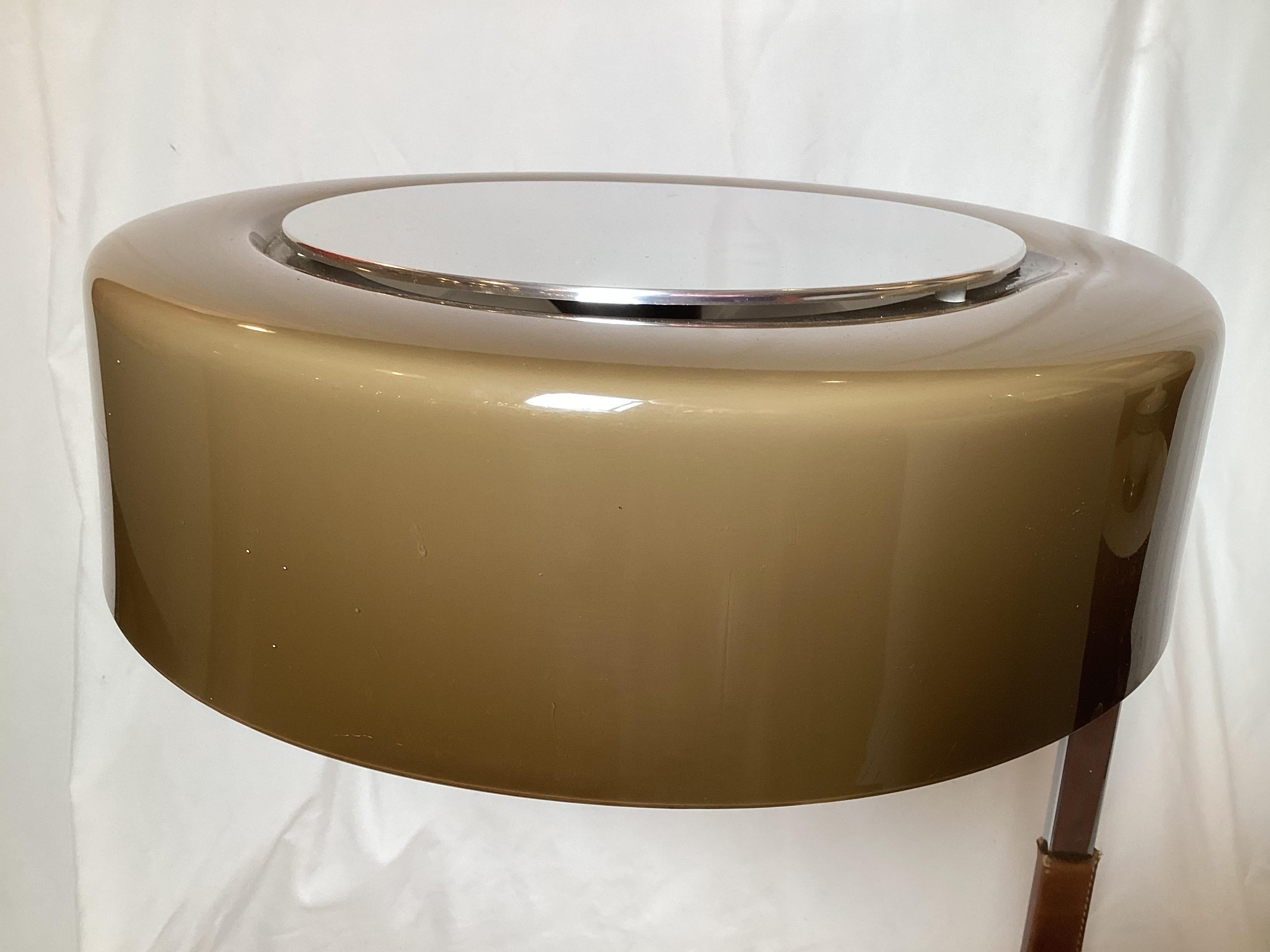 J. T. Kalmar Acrylic and Chrome Lamp for Vienna Designed Mfg. For Sale 2
