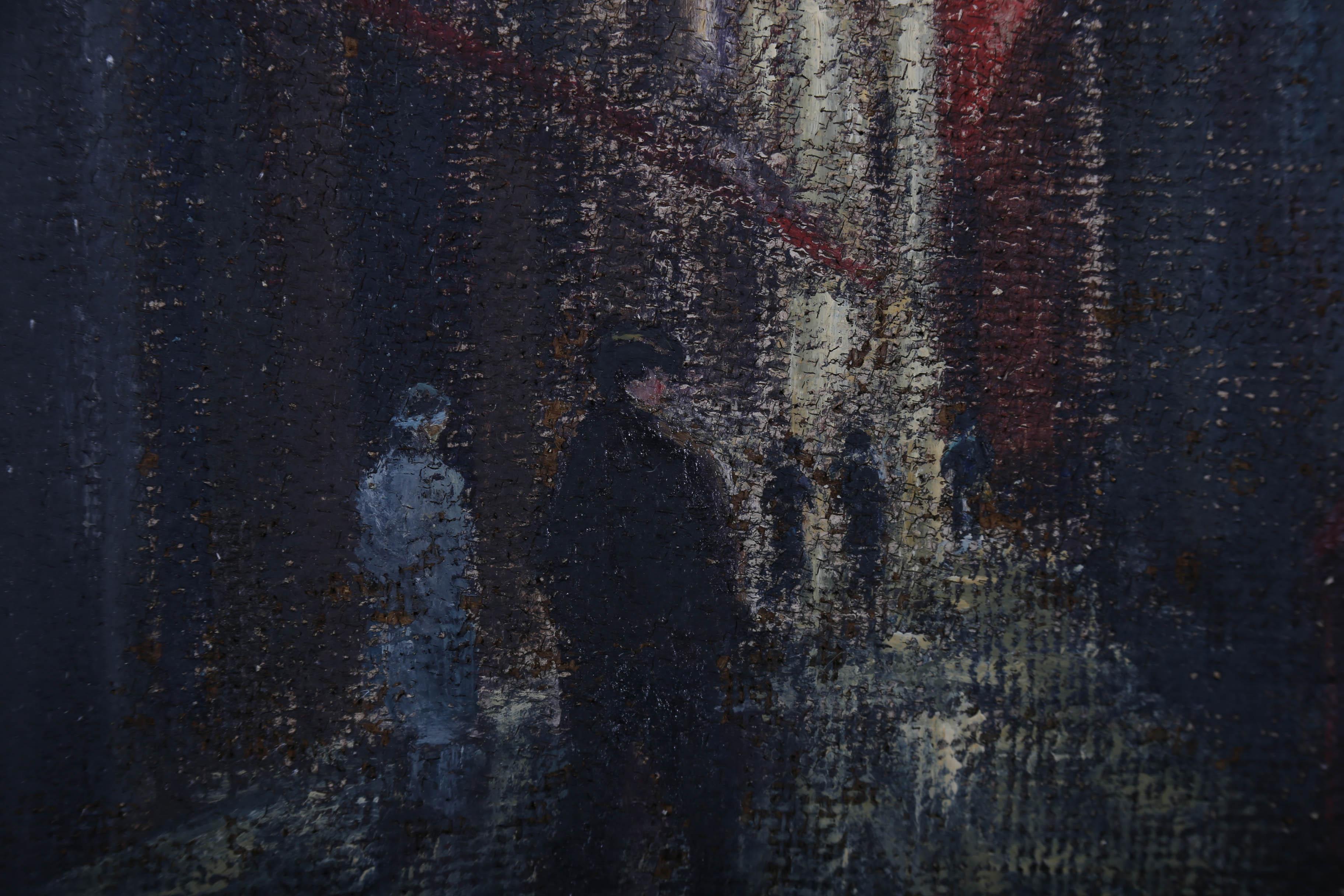 J. Thompson  - Olio della metà del XX secolo, scena industriale del nord 4