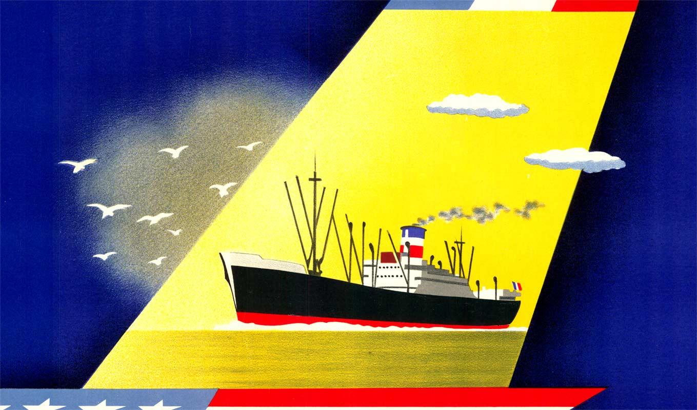 
Cartel original de la línea Fabre 
