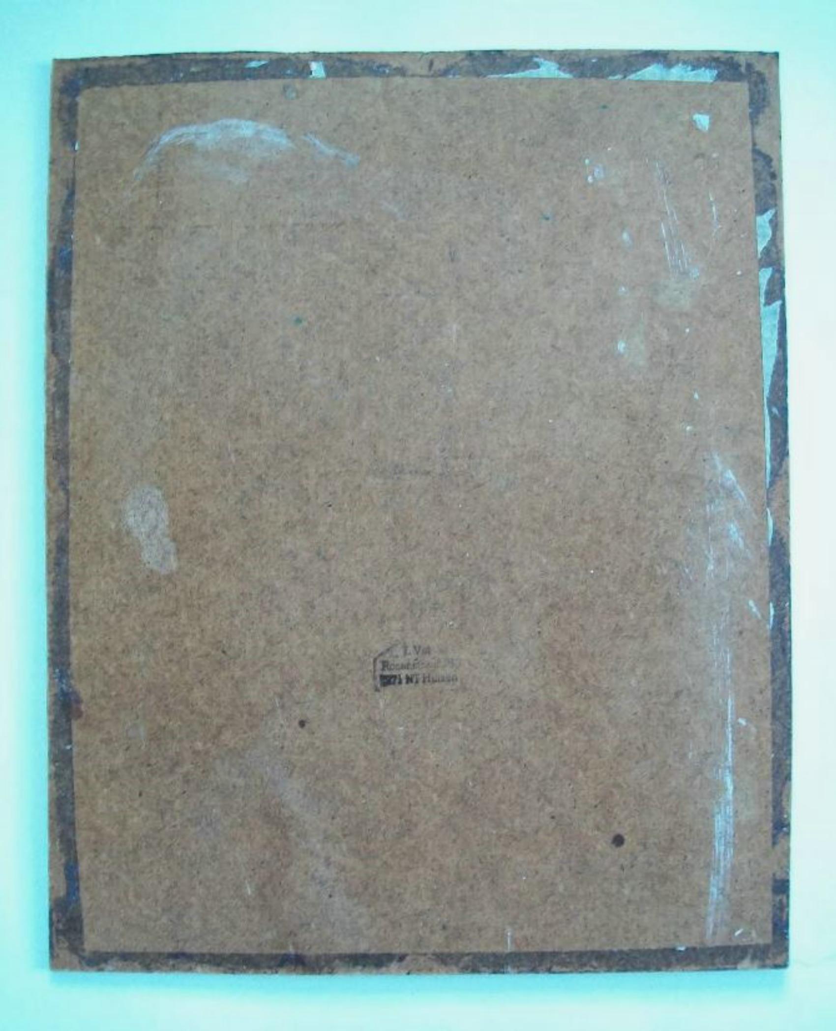 J. VET – Amsterdamer Nationaldenkmal – handkolorierter Druck – Niederlande – ca. 1986 im Angebot 3