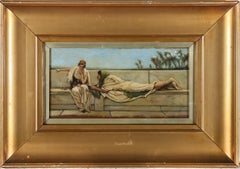 J. W. Perrin (fl.1934) - Early 20th Century Oil, Courting