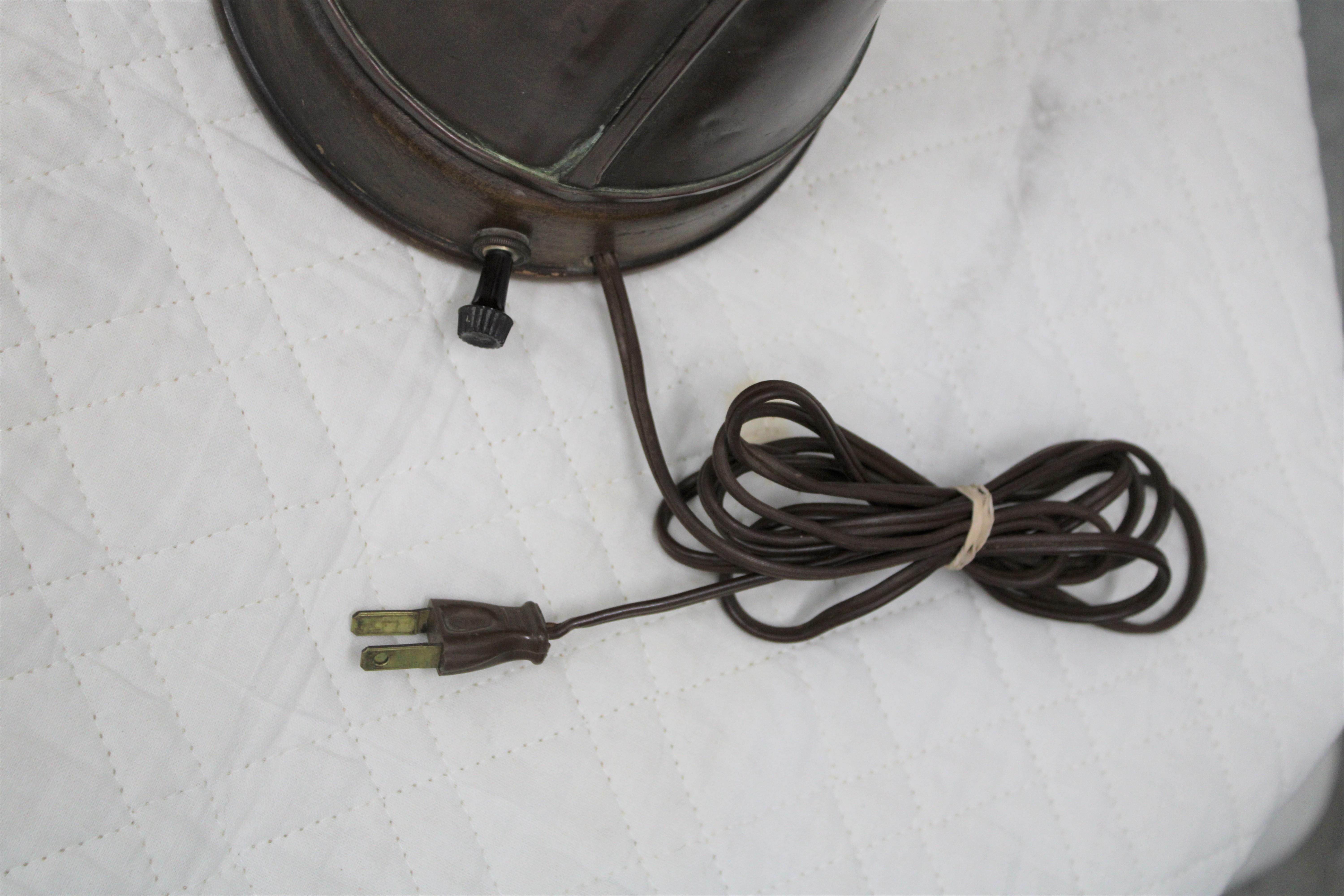 J. W Trushell & CO. Converted Lamp For Sale 1