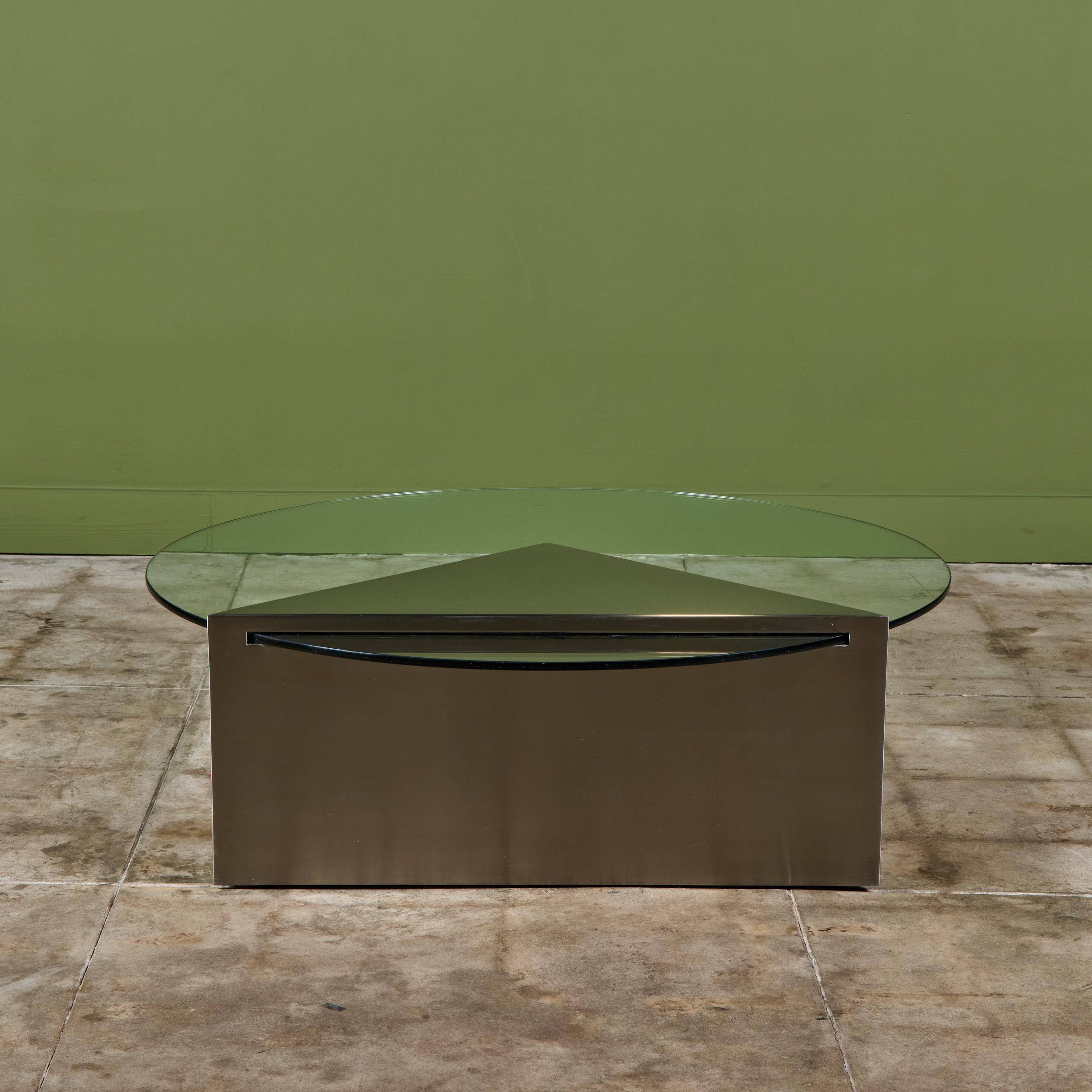 Table basse en porte-à-faux J. Wade Beam pour Breuton en vente 4