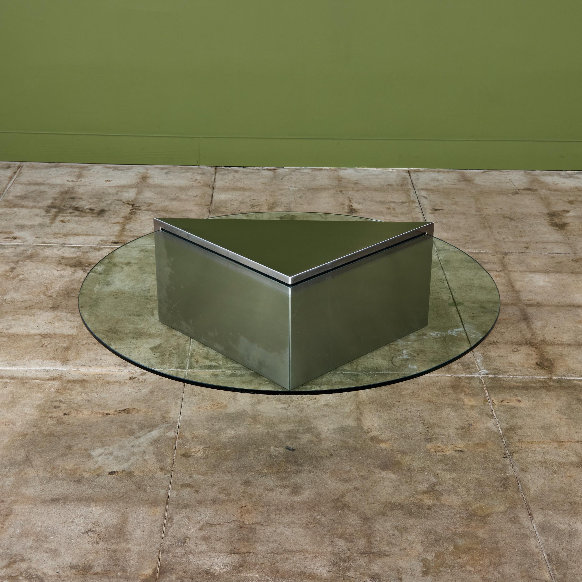 Table basse en porte-à-faux J. Wade Beam pour Breuton en vente 1