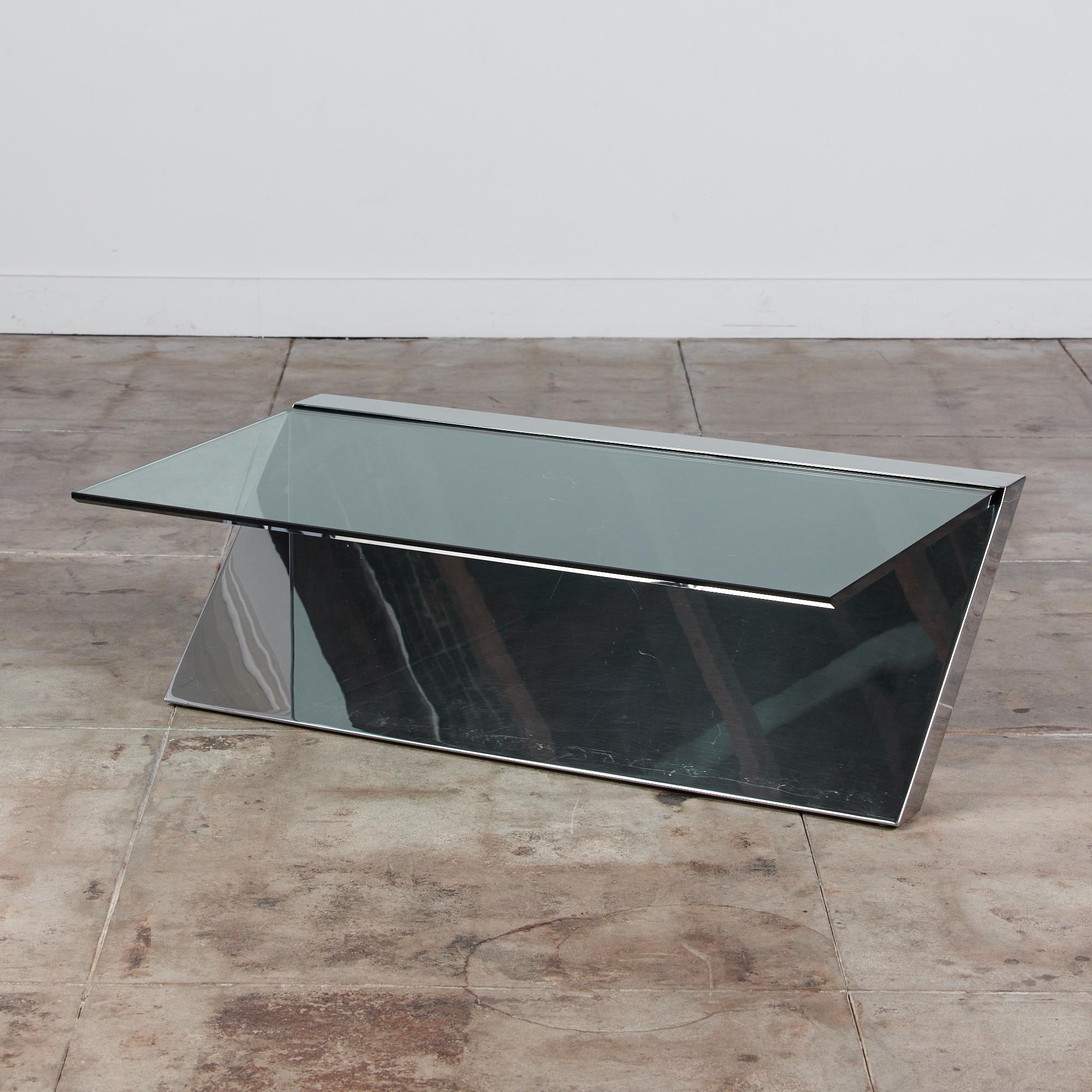Post-Modern J. Wade Beam for Breuton Cantilevered Coffee Table