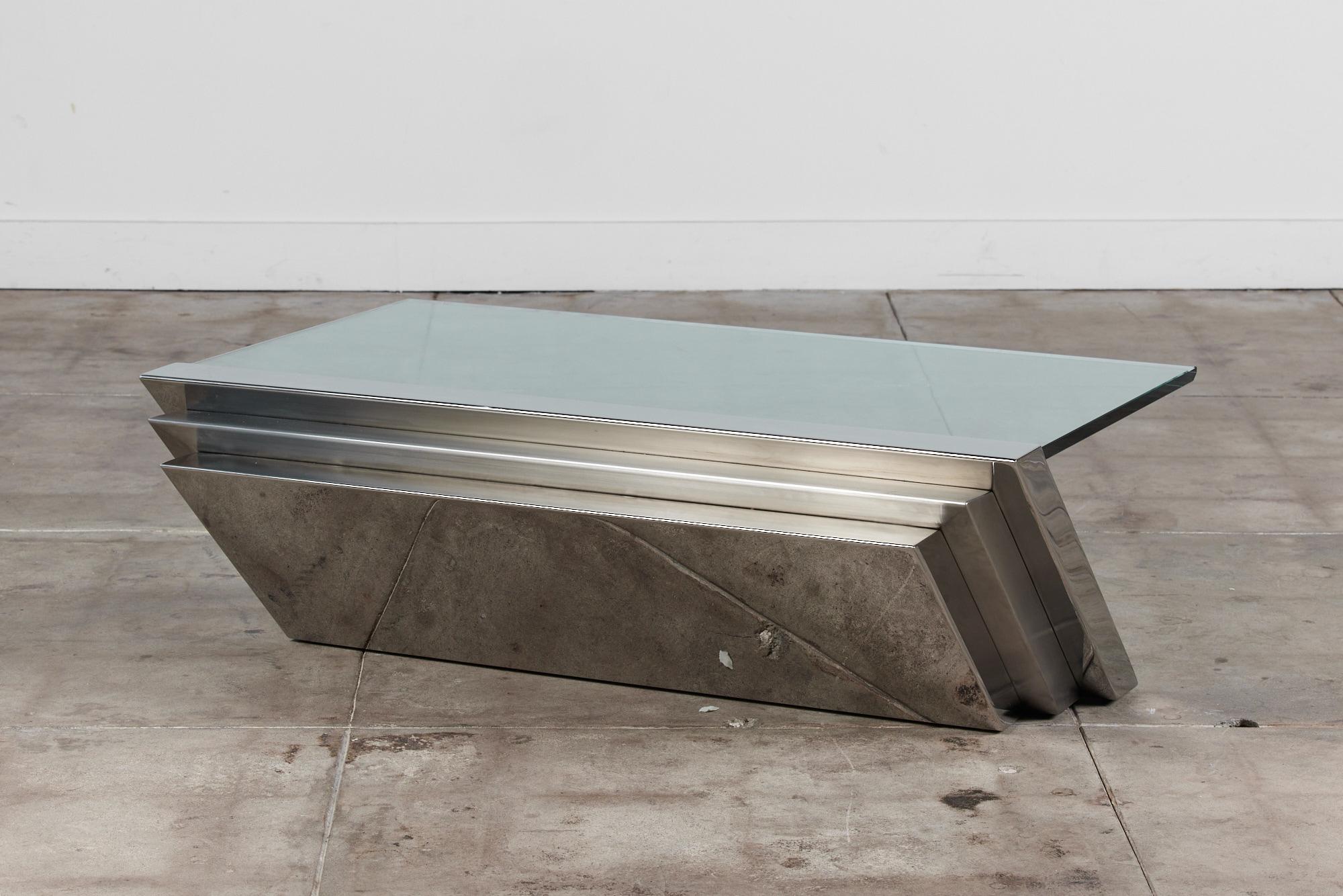 American J. Wade Beam for Breuton Cantilevered Coffee Table