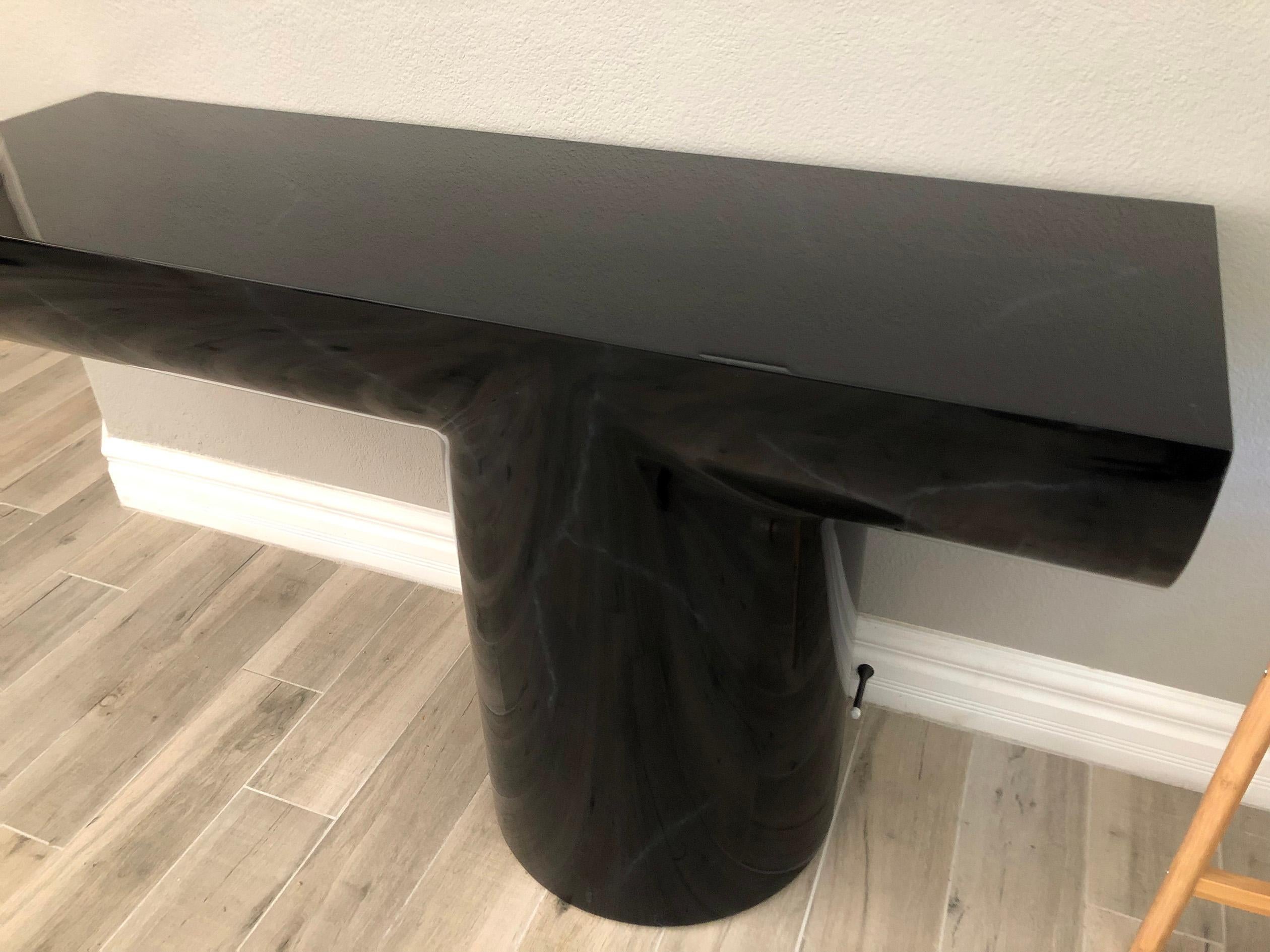 J. Wade Beam for Breuton Cantilevered Console Table In Good Condition In Culver City, CA