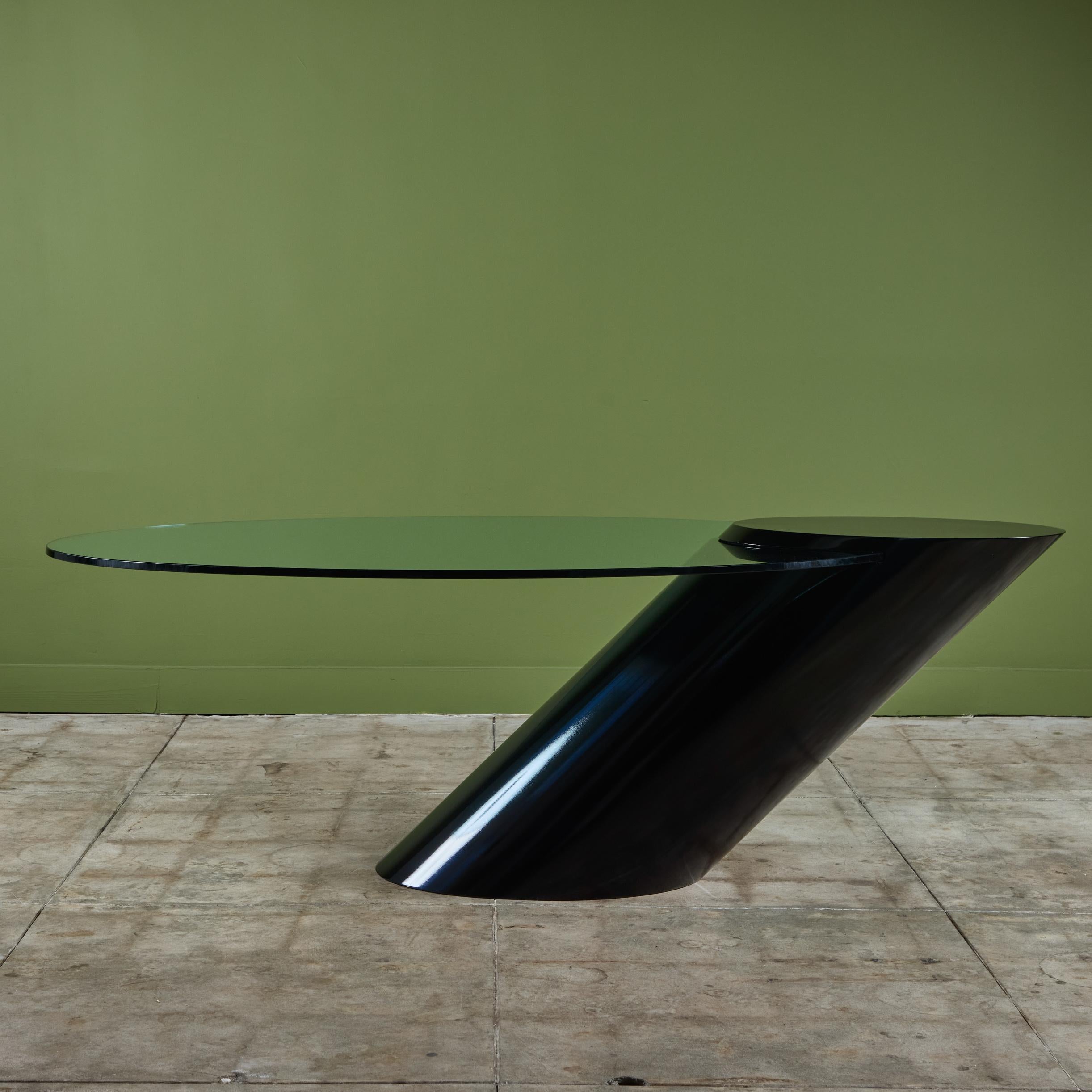 Enameled J Wade Beam Zephyr Dining Table for Brueton