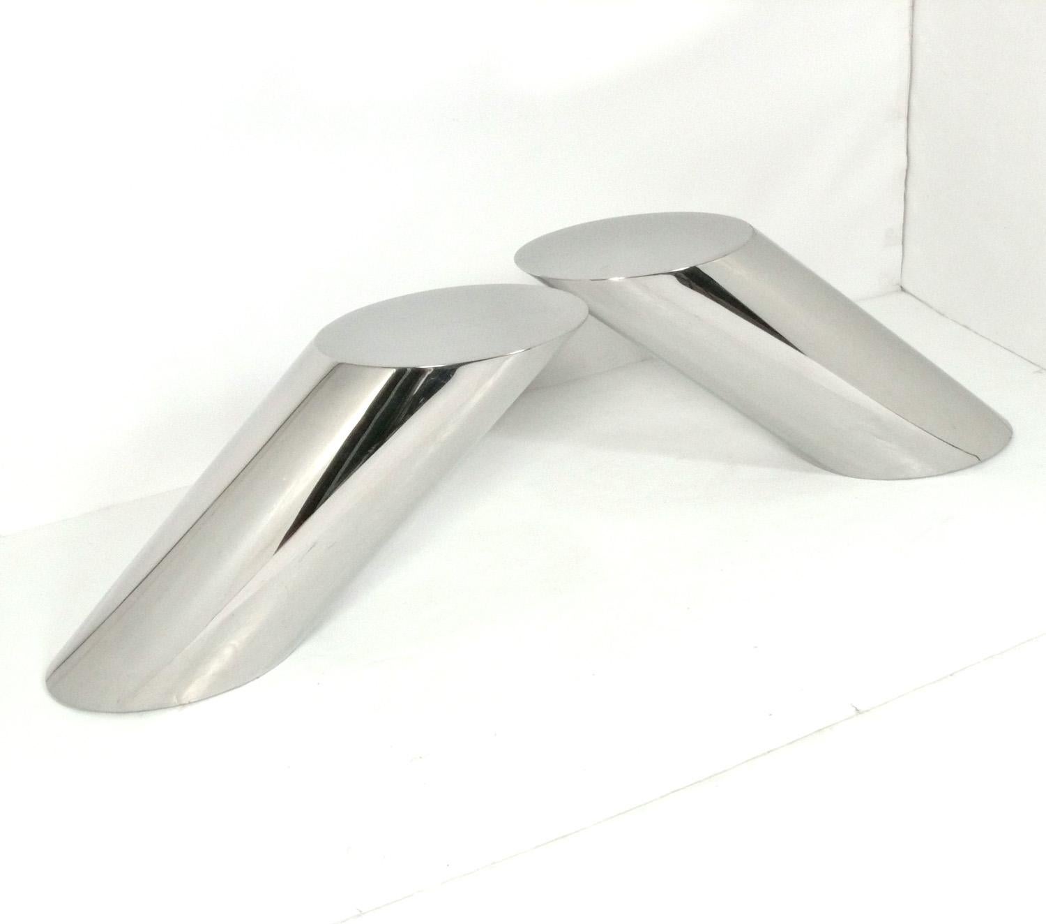Mid-Century Modern J. Wade Beam Zephyr Model Sculptural End Tables