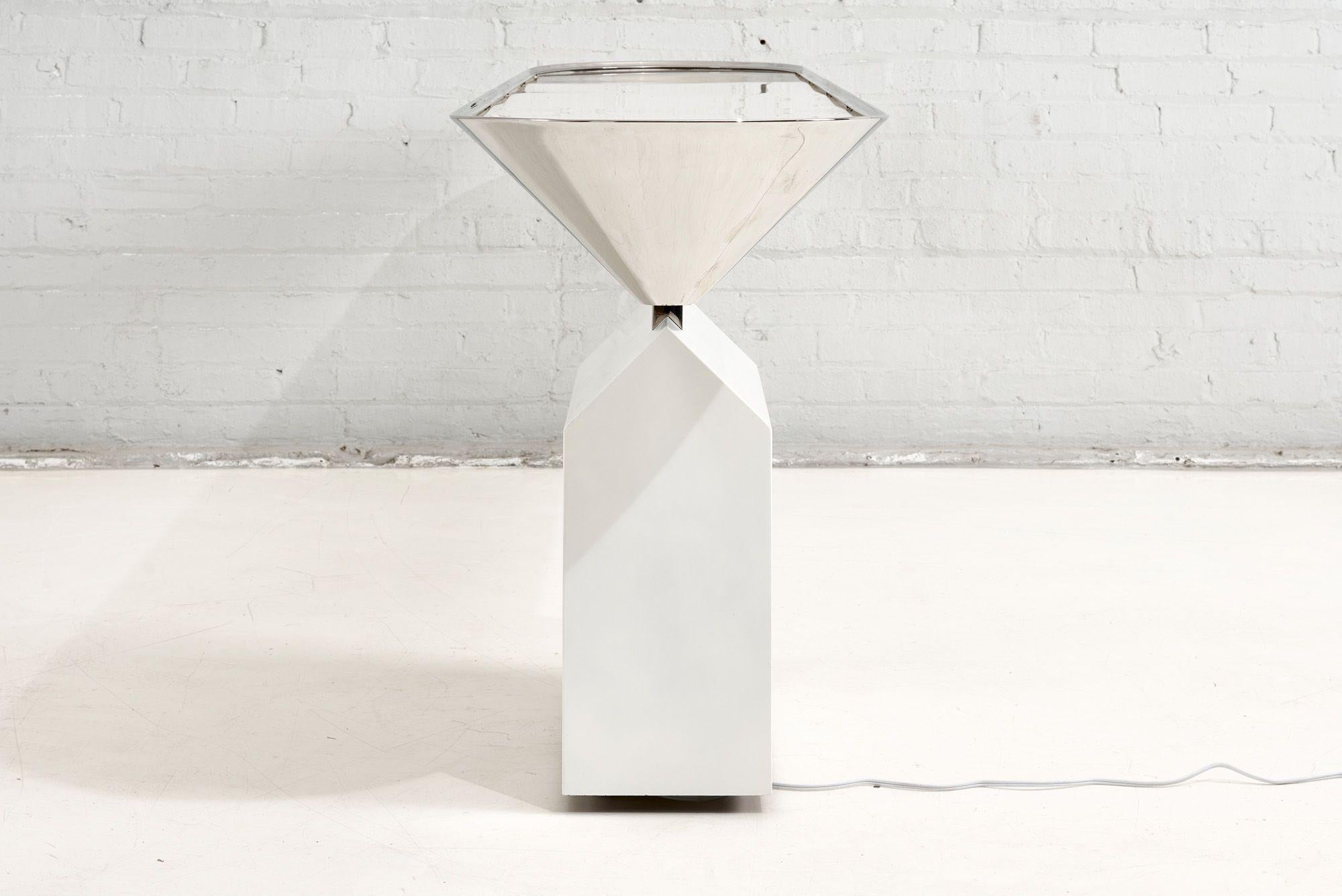 Stainless Steel J. Wade Off Beam Stainless Console for Brueton, 1970