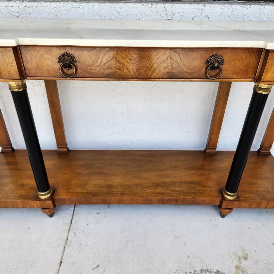 J Widdicomb Wm A Berkey Biedermeier Console Sofa Table For Sale 5