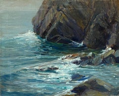 J. Winthrop Andrews, American 1879-1964 Surf Maine Coast