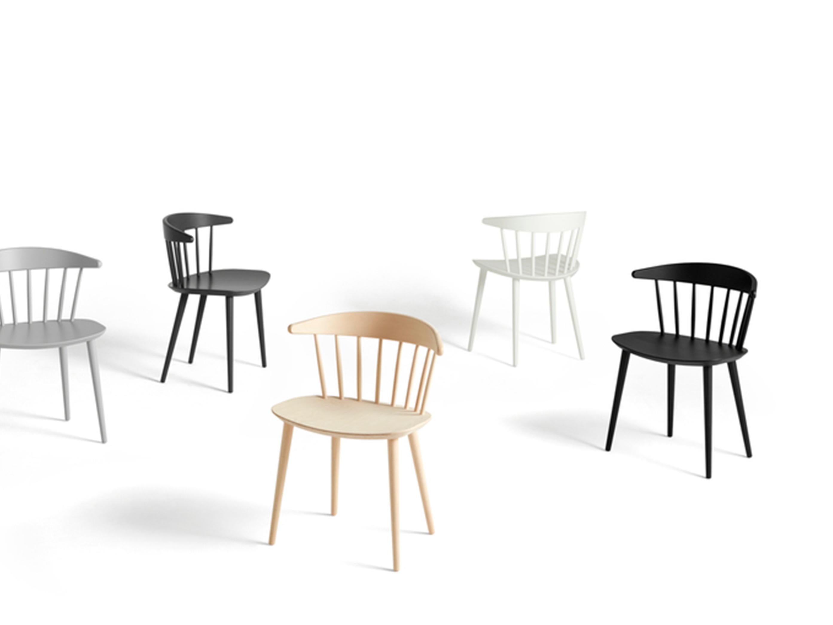 J104 Silla Serie J , Negro ,  Diseño de Jørgen Bækmark, para Hay Siglo XXI y contemporáneo en venta