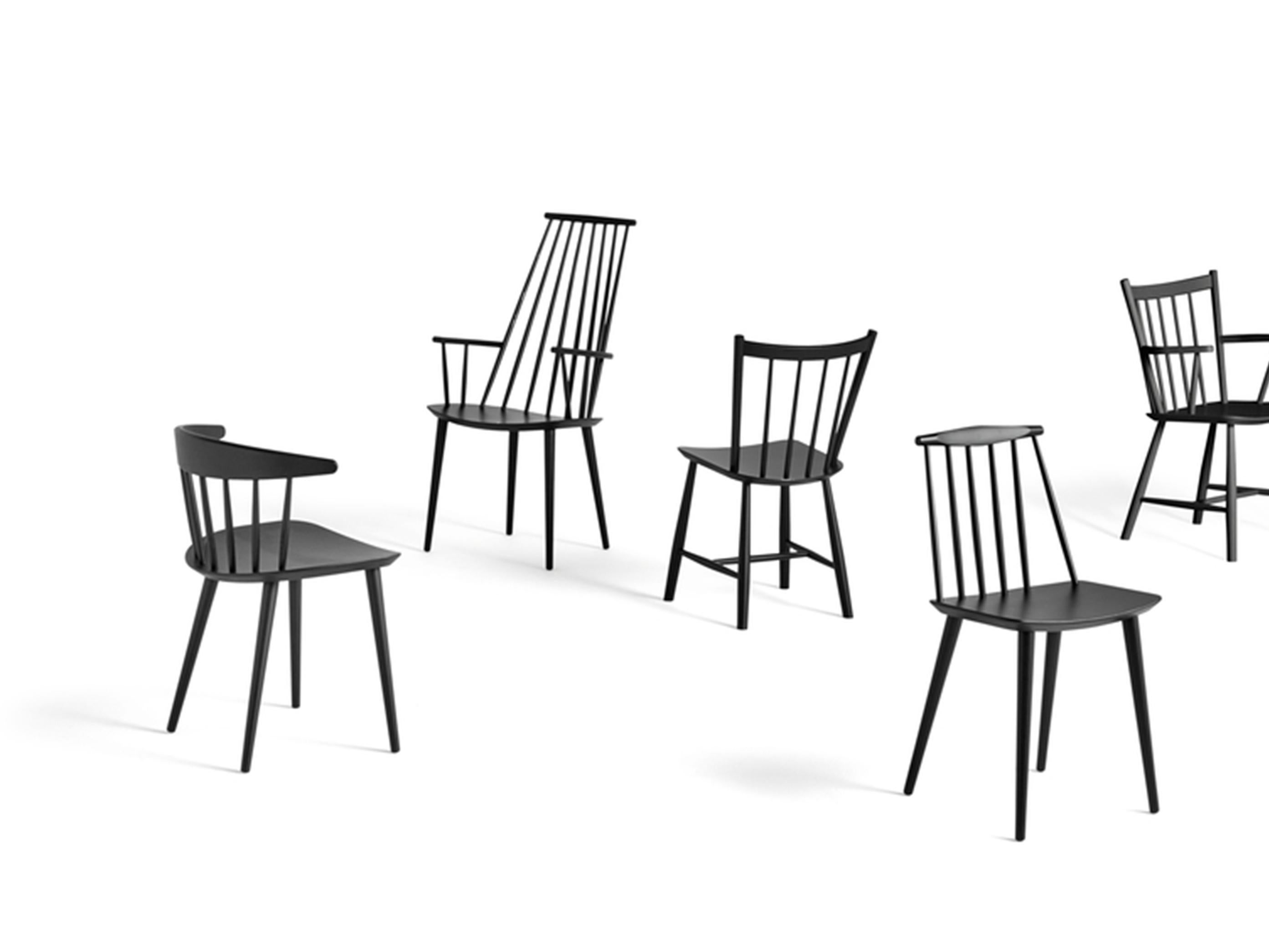 J104 Silla Serie J , Negro ,  Diseño de Jørgen Bækmark, para Hay Haya en venta