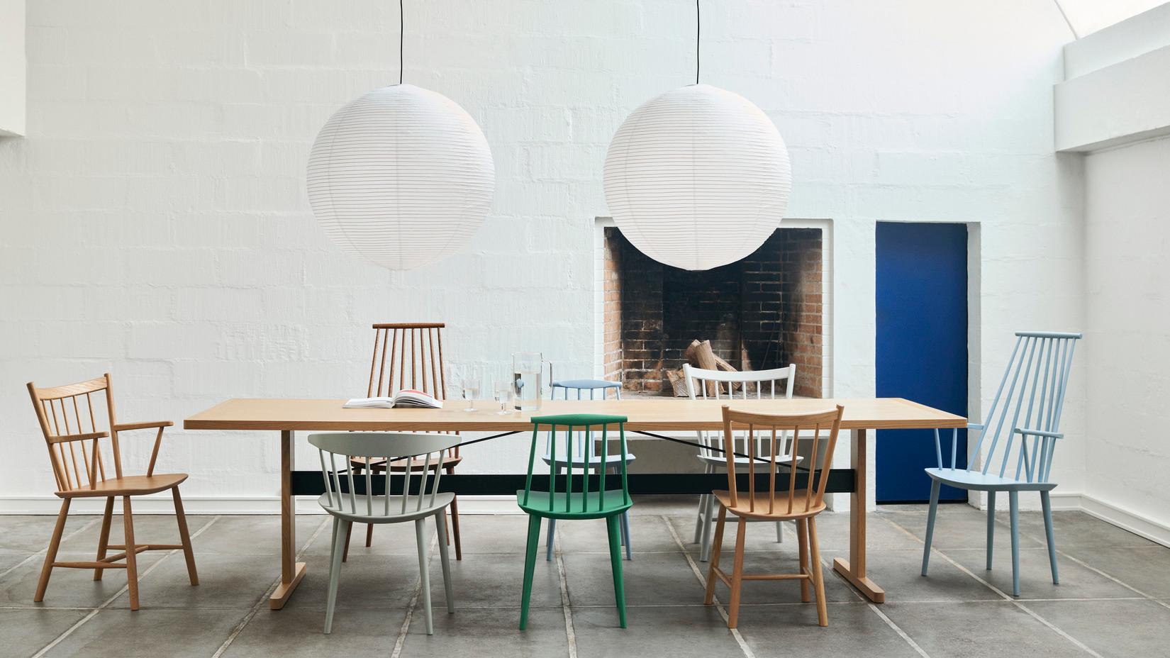Stampato J104 Sedia Serie J , Grigio caldo ,  Design di Jørgen Bækmark, per Hay in vendita