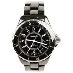 Used J12 CHANEL Ceramic Black Watch