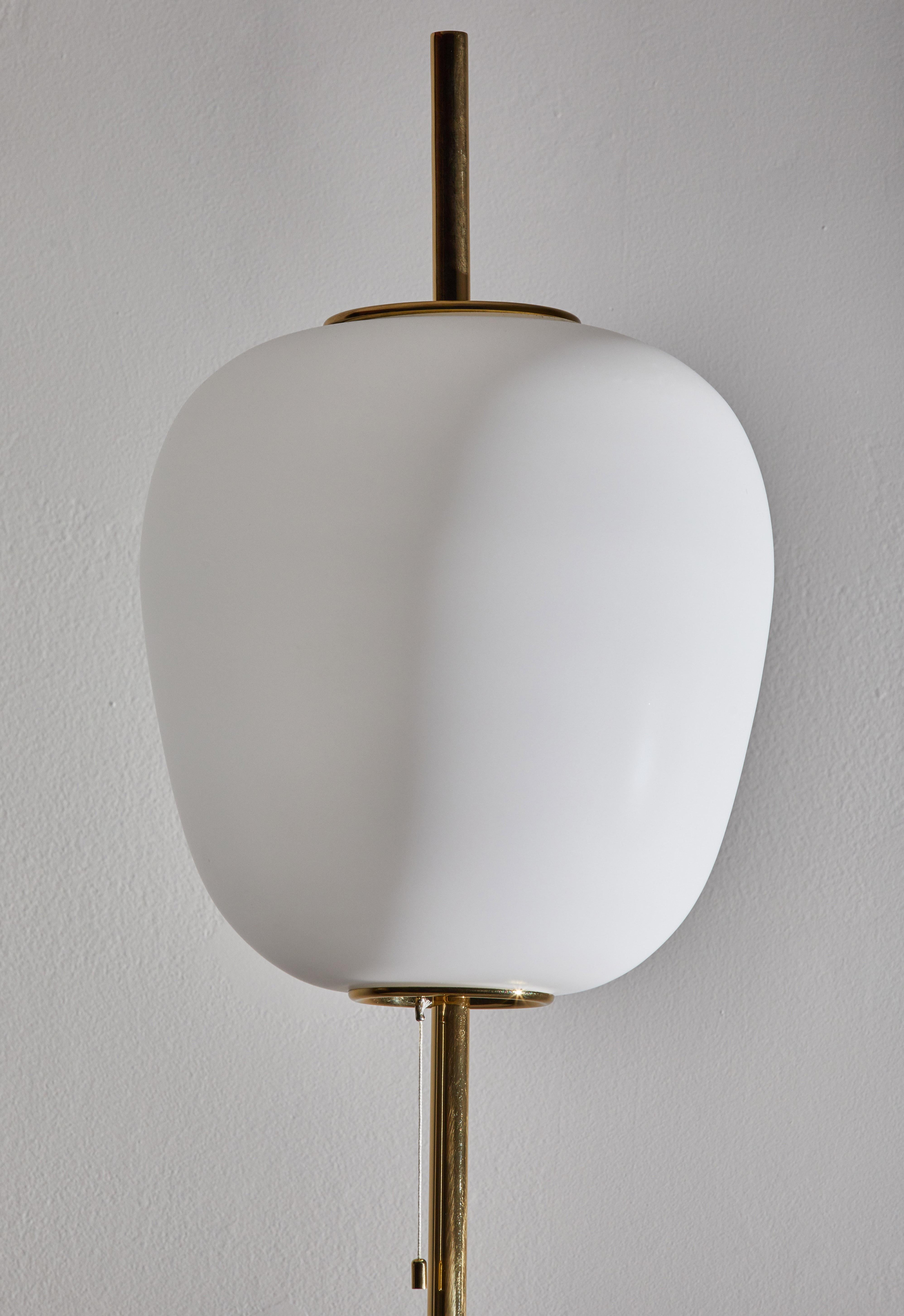 Brass J14 Floor Lamp by Joseph-André Motte for Disderot For Sale
