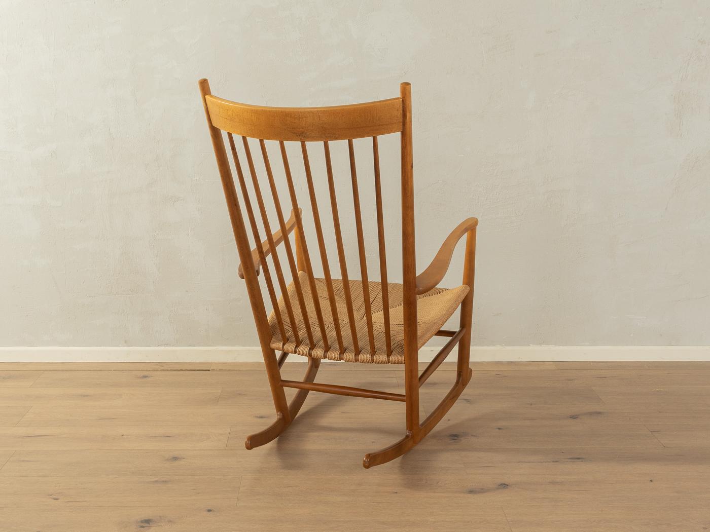 Mid-Century Modern J16 Rocking chair, Hans J. Wegner  For Sale
