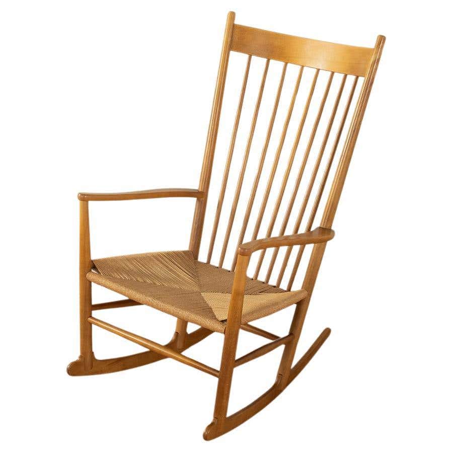 J16 Rocking chair, Hans J. Wegner For Sale at 1stDibs