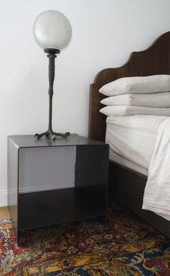 J2 Blackened Steel Side Table by Edelman New York