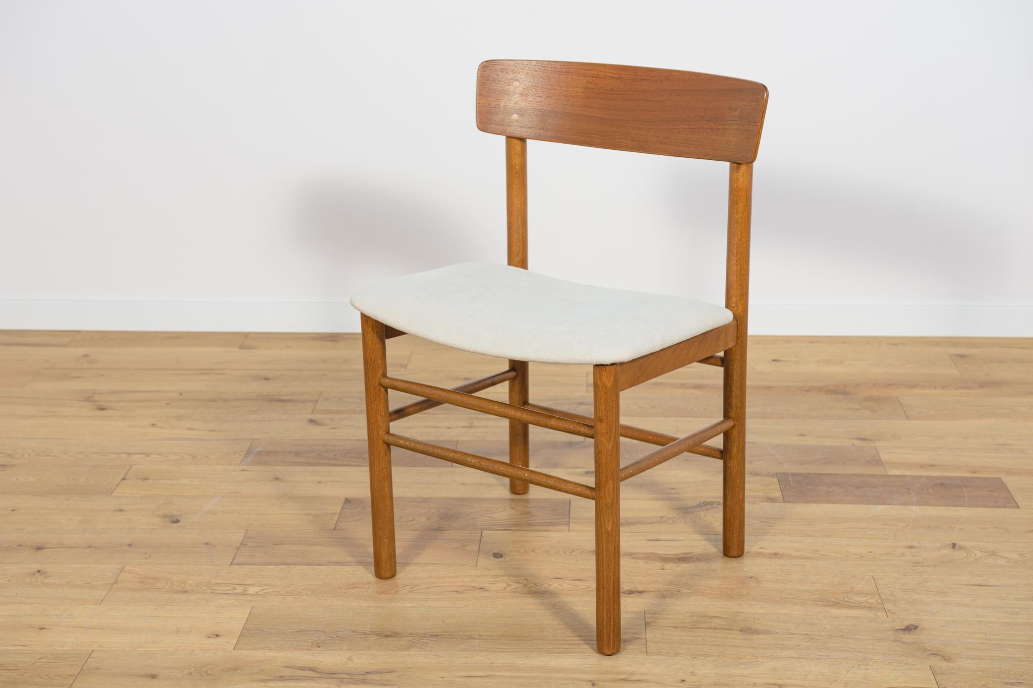 J39 Folkchairs Stühle von Børge Mogensen für Farstrup, 1950er Jahre, 6-teilig im Angebot 2