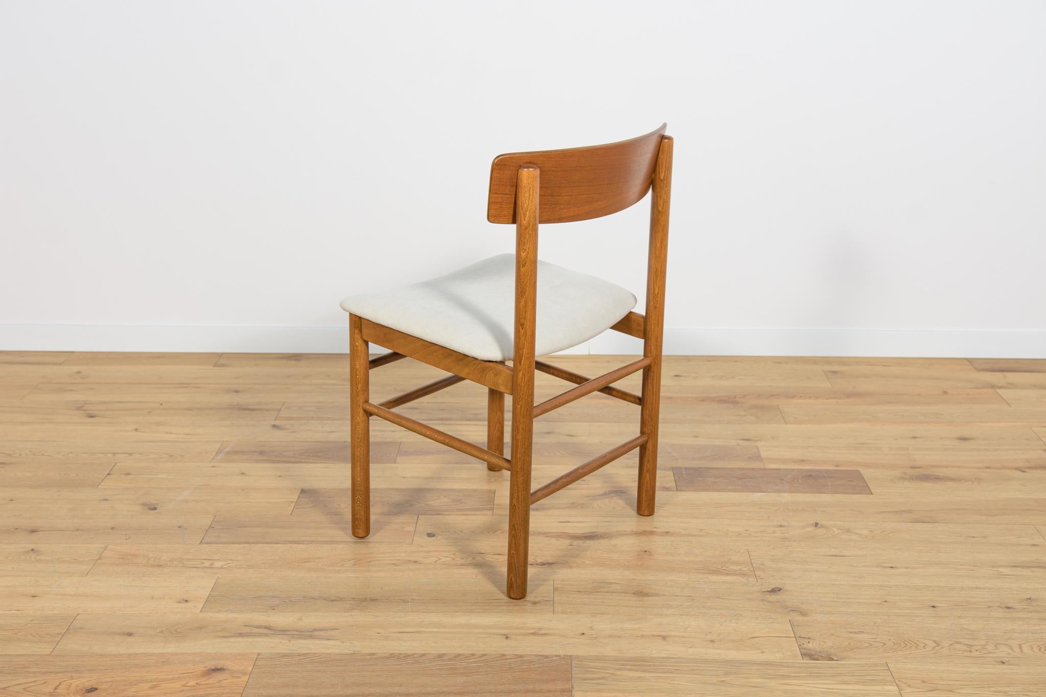 J39 Folkchairs Chairs by Børge Mogensen for Farstrup, 1950s, Set of 6 For Sale 4