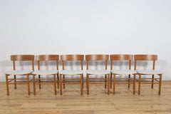 J39 Folkchairs Chairs by Børge Mogensen for Farstrup, 1950s, Set of 6