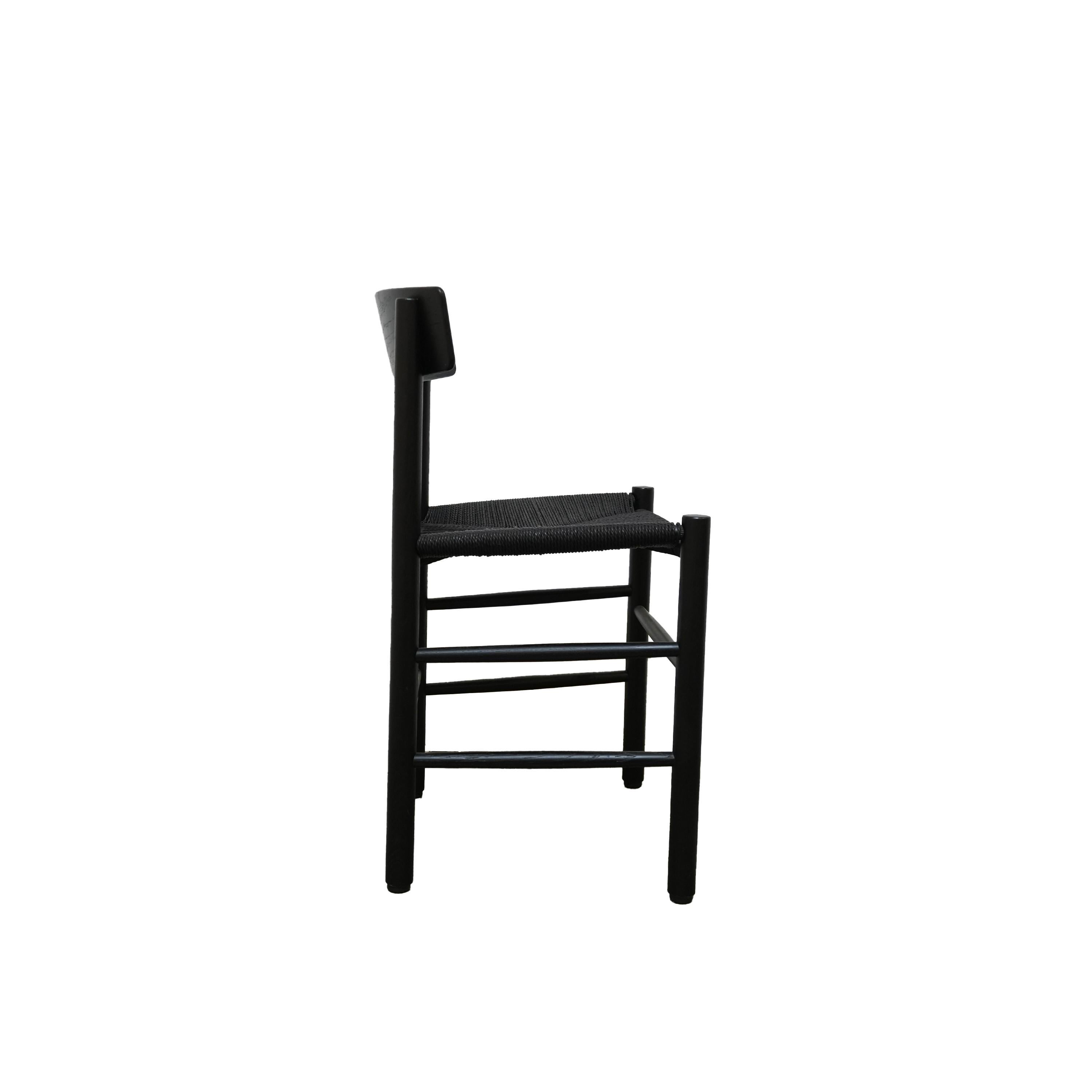 Lacquered J39 Mogensen Chair by Fredericia For Sale