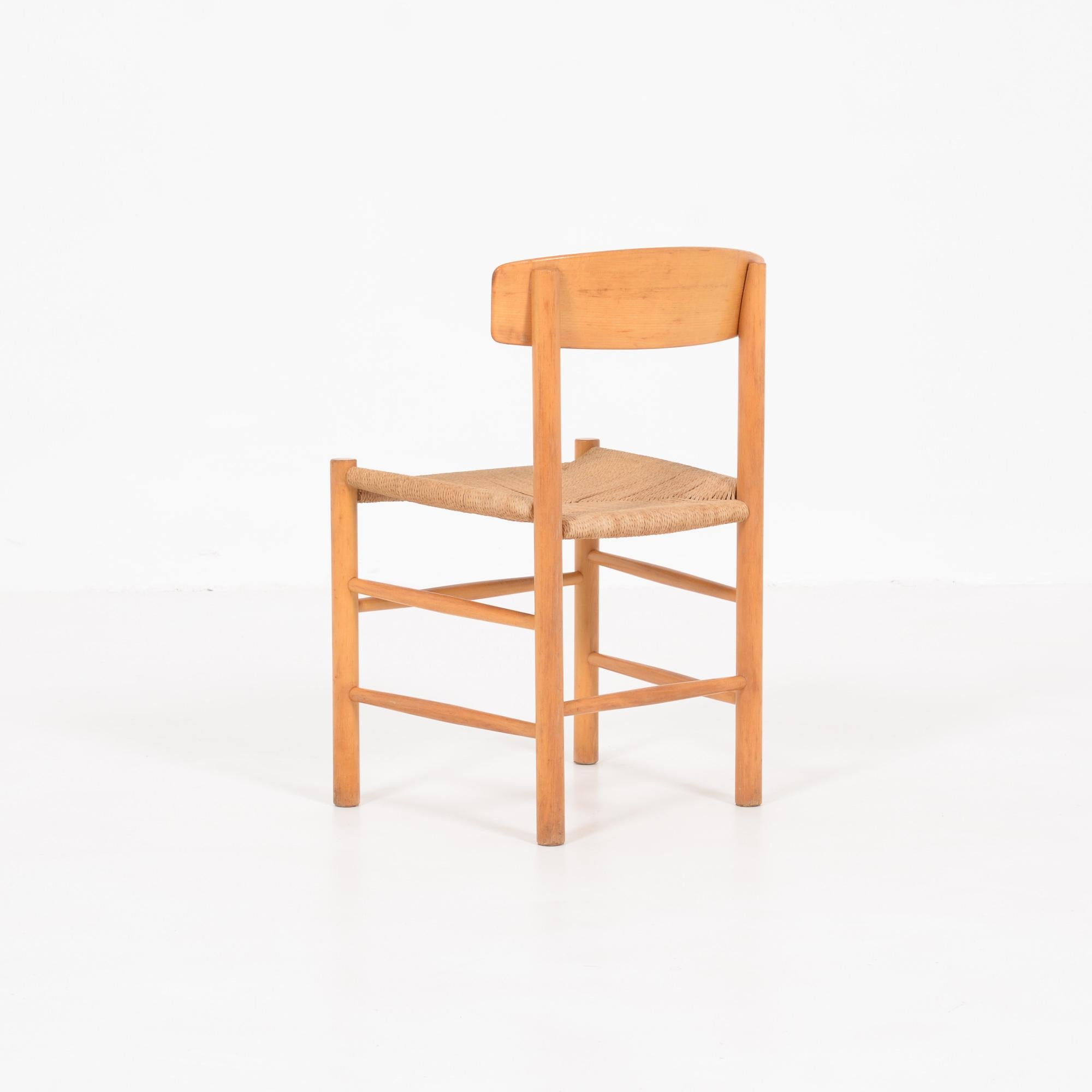 Danish J39 People's Chair by Borge Mogensen