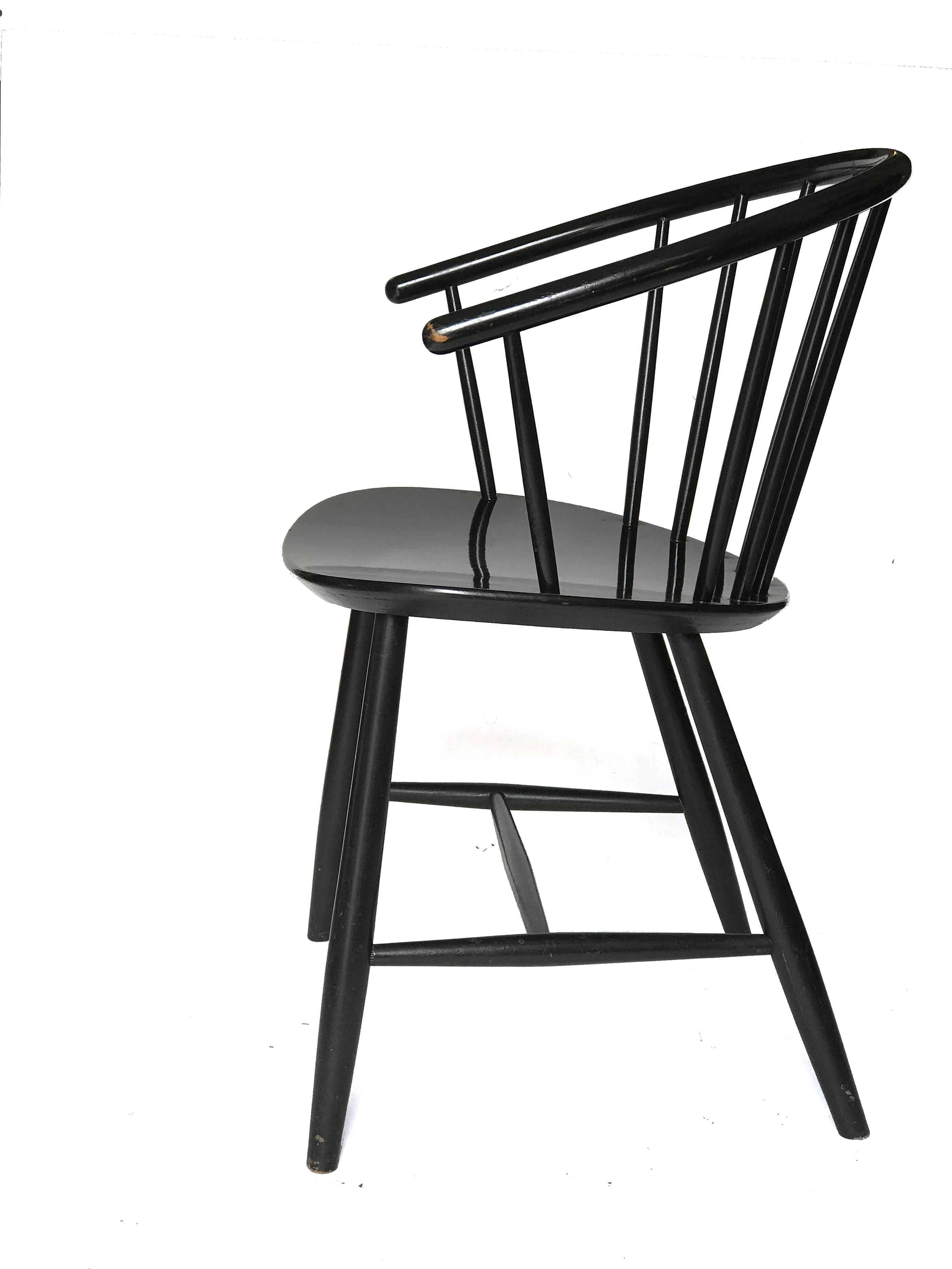 J64 Chair by Ejvind Johansson for FDB Mobler, 1957 For Sale 1