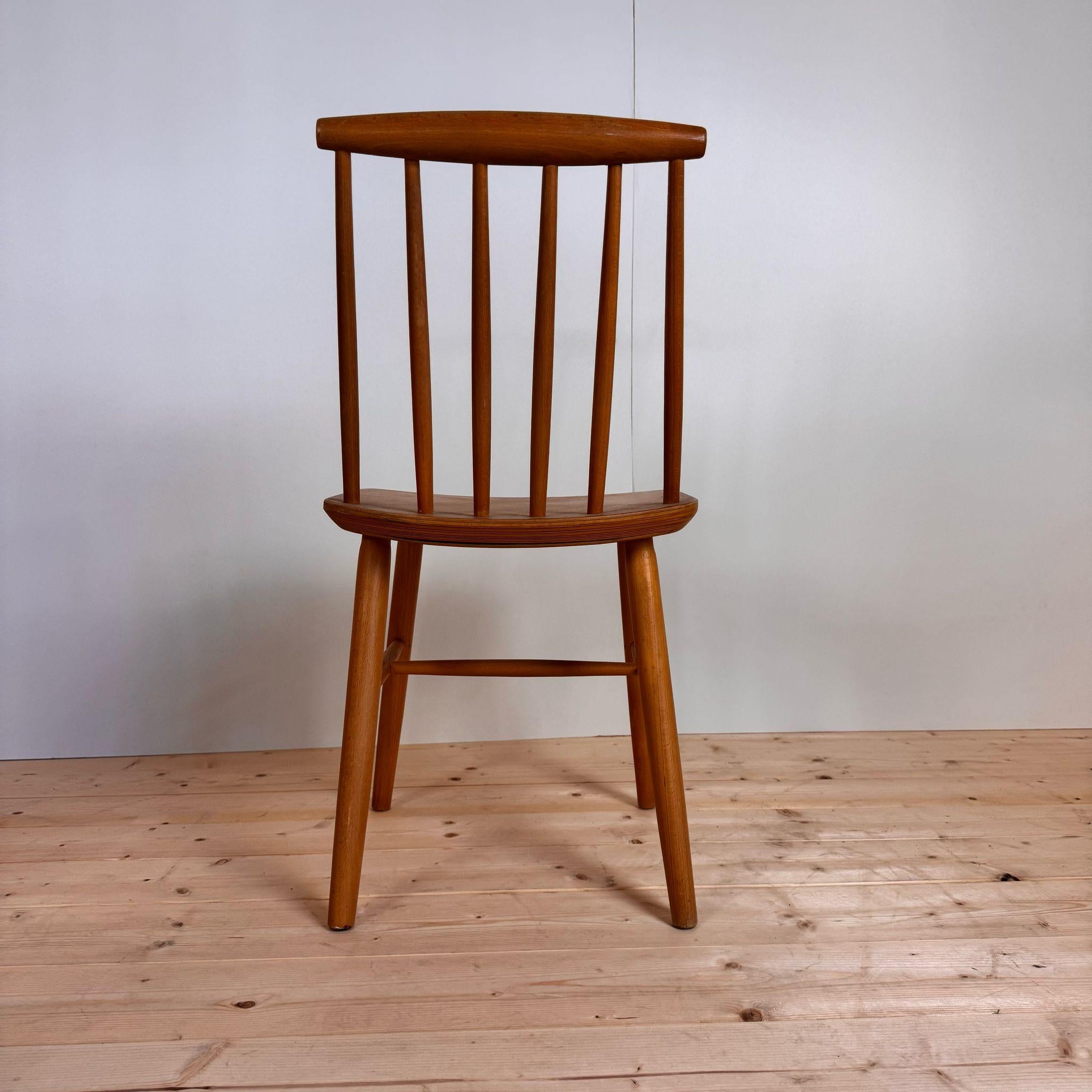 silla 'J77', Folke Pålsson para FDB Møbelfabrik, Dinamarca en Bueno estado para la venta en Torino, IT
