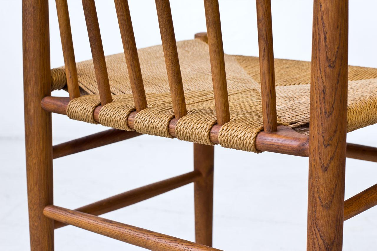 J80 Dining Chairs by Jørgen Baekmark for FDB Møbler, Denmark, 1950s, Set of Four 4