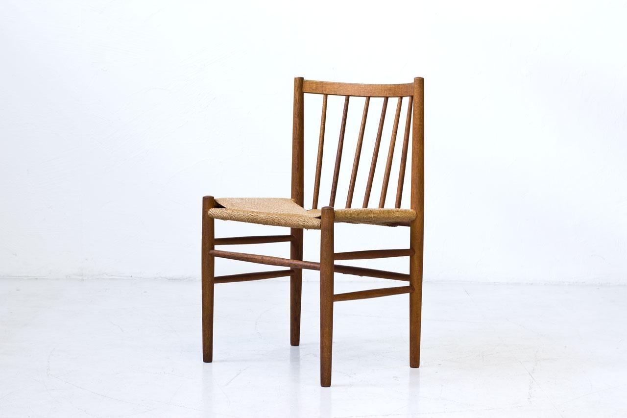 Danish J80 Dining Chairs by Jørgen Baekmark for FDB Møbler, Denmark, 1950s, Set of Four