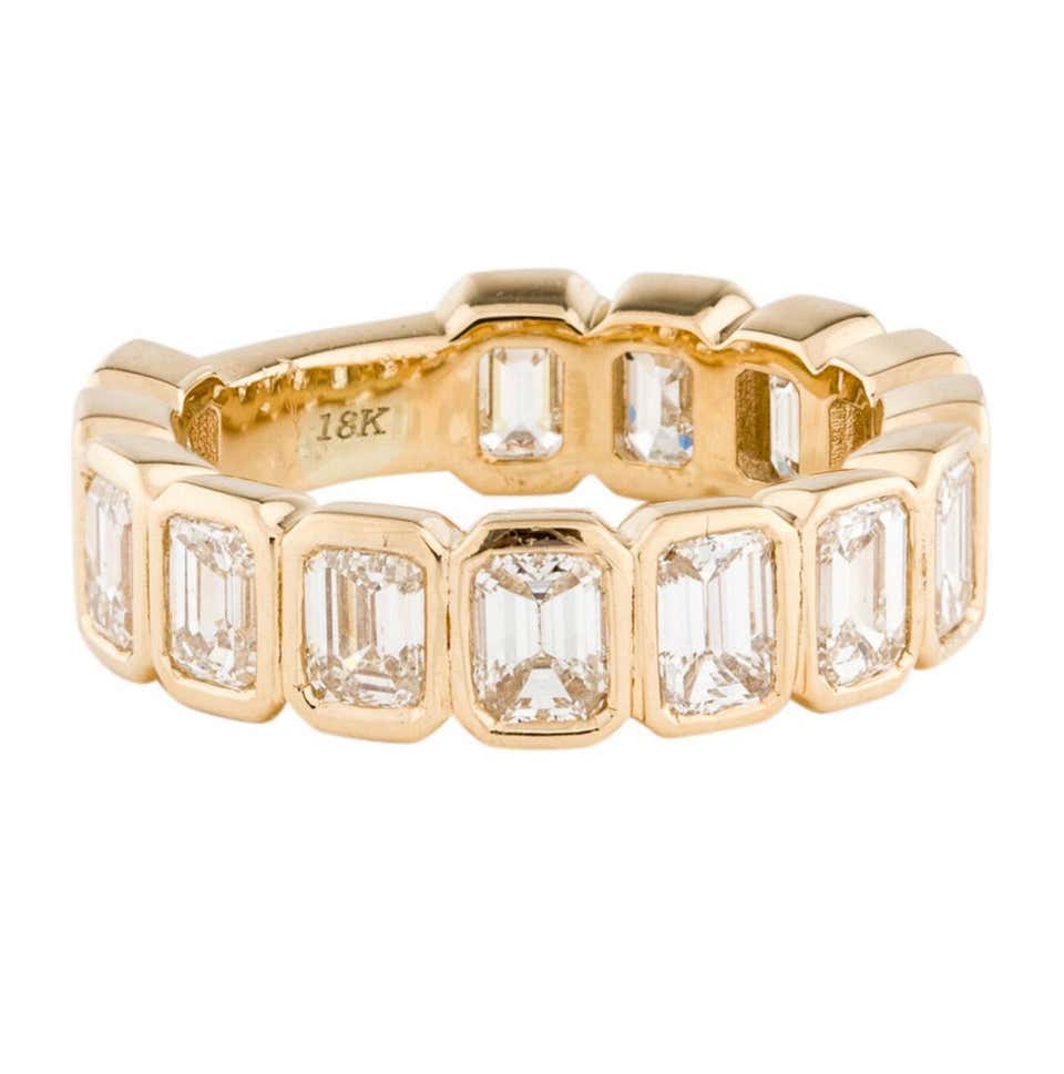 2.18 Carat Emerald Cut Diamond Ring For Sale at 1stDibs | custom ...