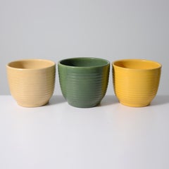 J.A. Bauer Pottery Ringware Jardinieres / Pots, 10.25"H