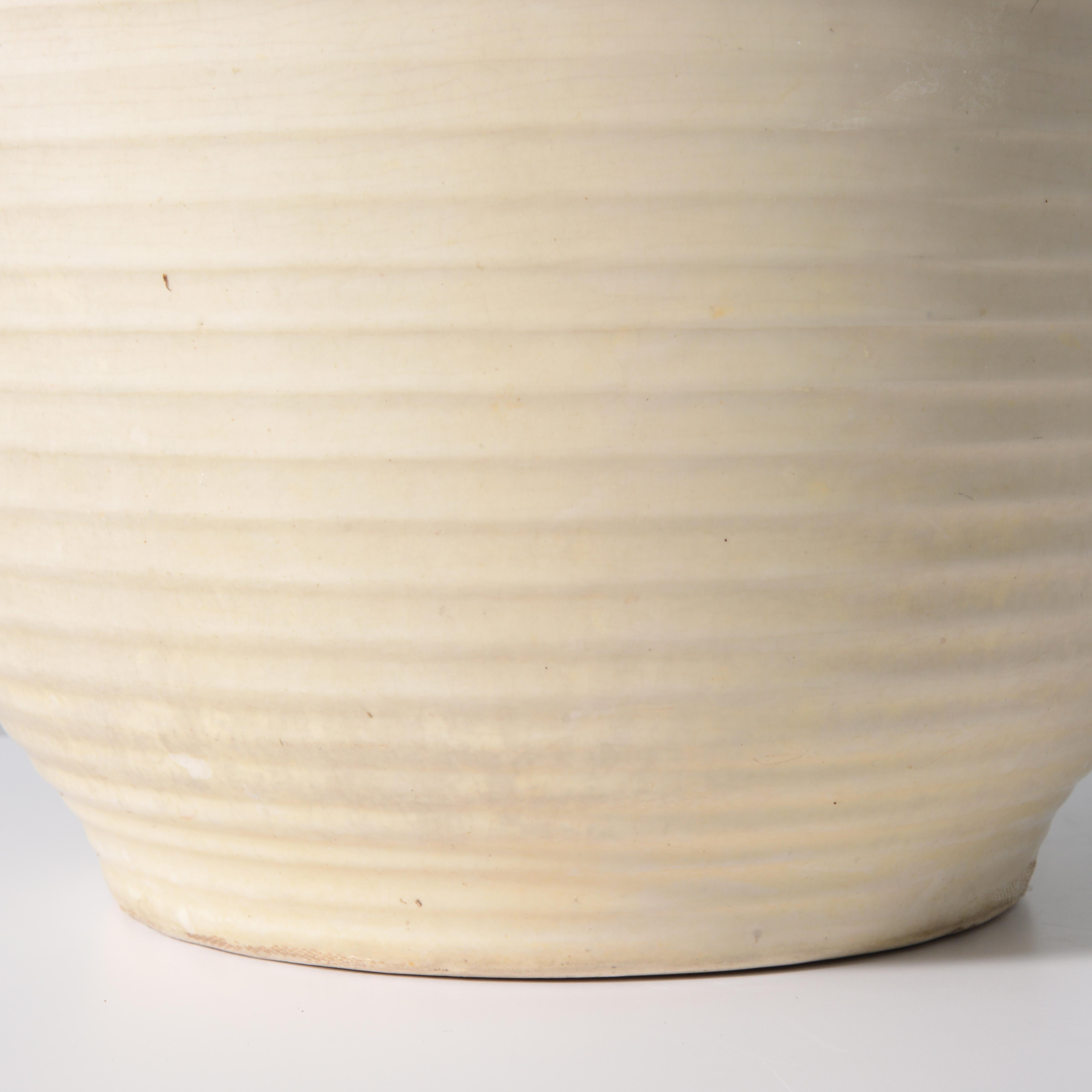 20ième siècle J.A. Bauer Pottery Ringware Jardinières / Pots, 10.25 
