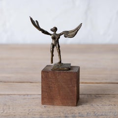 J.A. Escultura de bronce Burlini, 1979