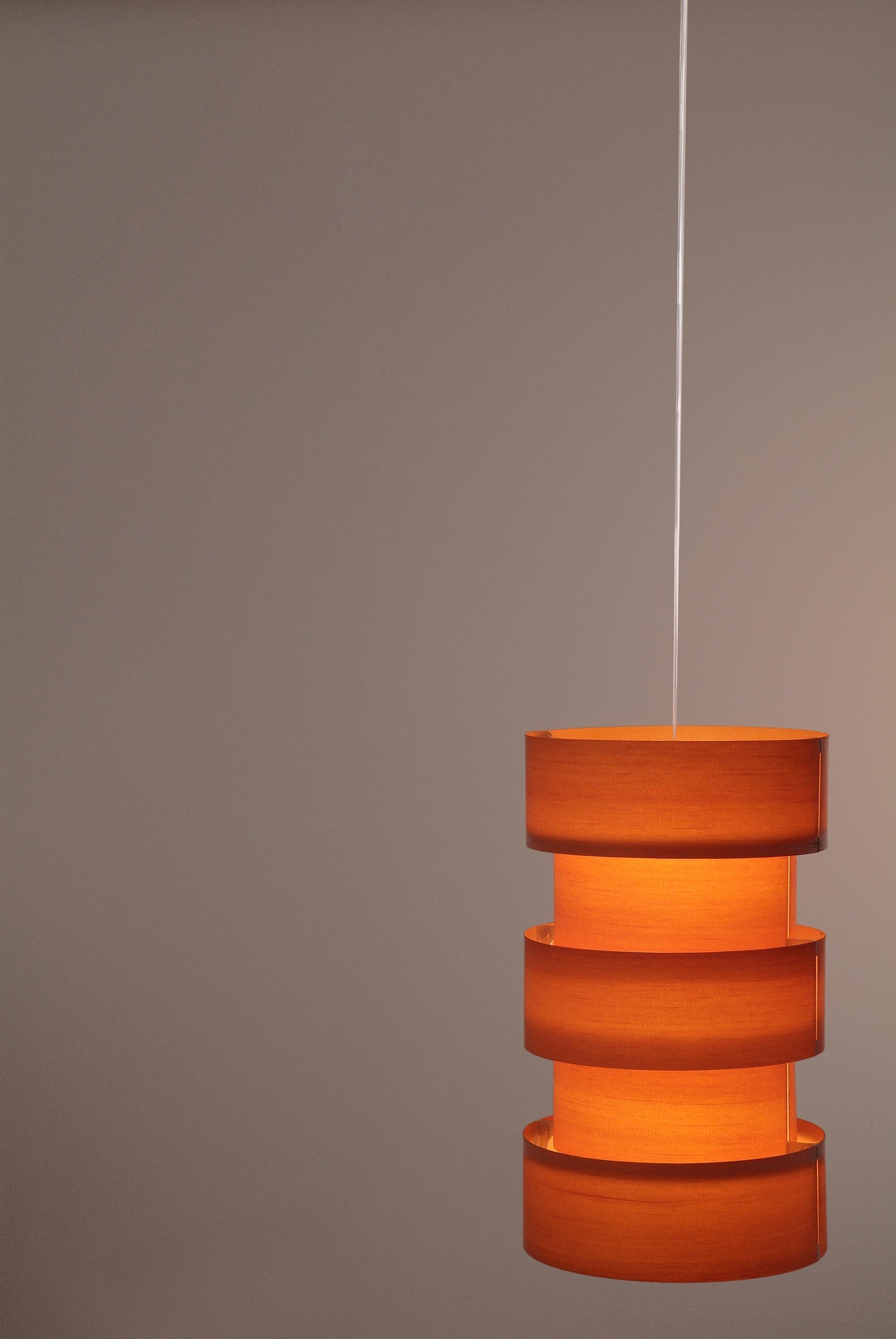 J.A. Coderch 'Cister' Wood Suspension Lamp for Tunds For Sale 10