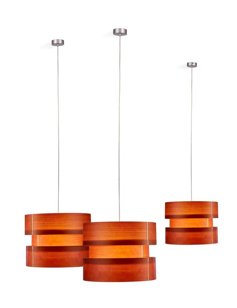 Mid-Century Modern J.A. Coderch 'Cister' Wood Suspension Lamp for Tunds For Sale