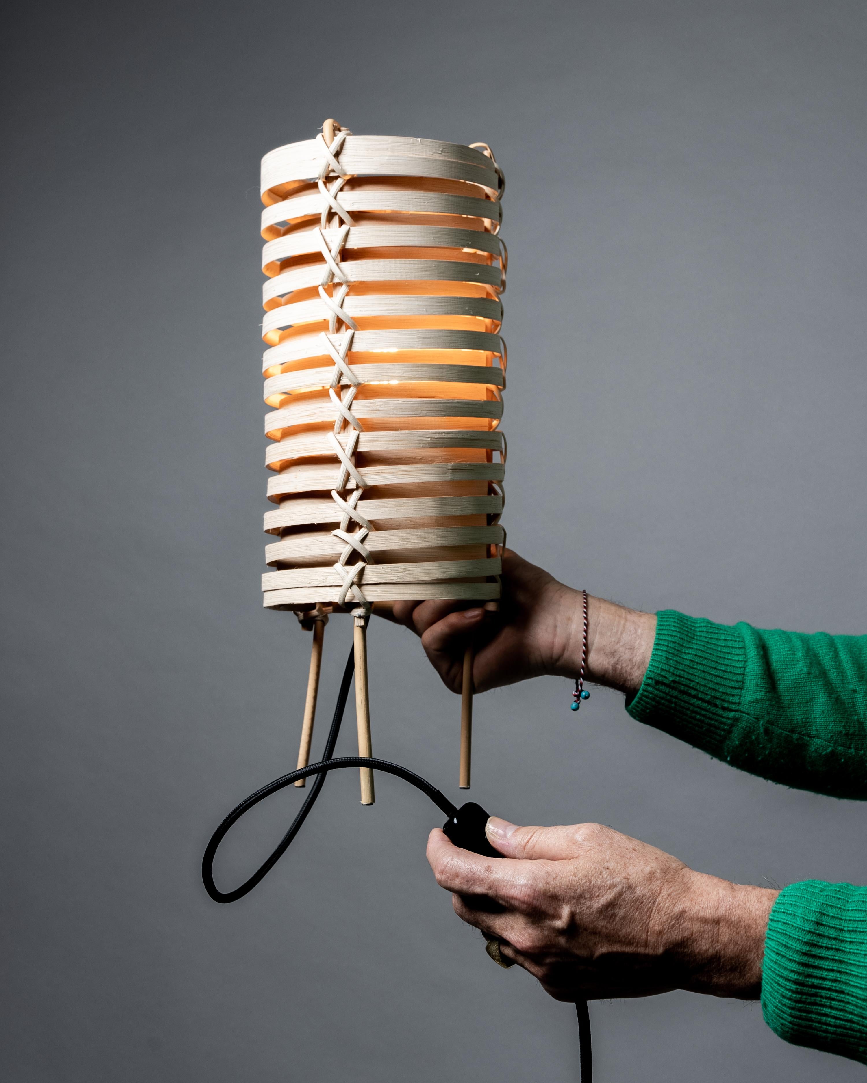 J.A. La lampe de bureau en rotinJunco de Coderch pour Tunds en vente 10