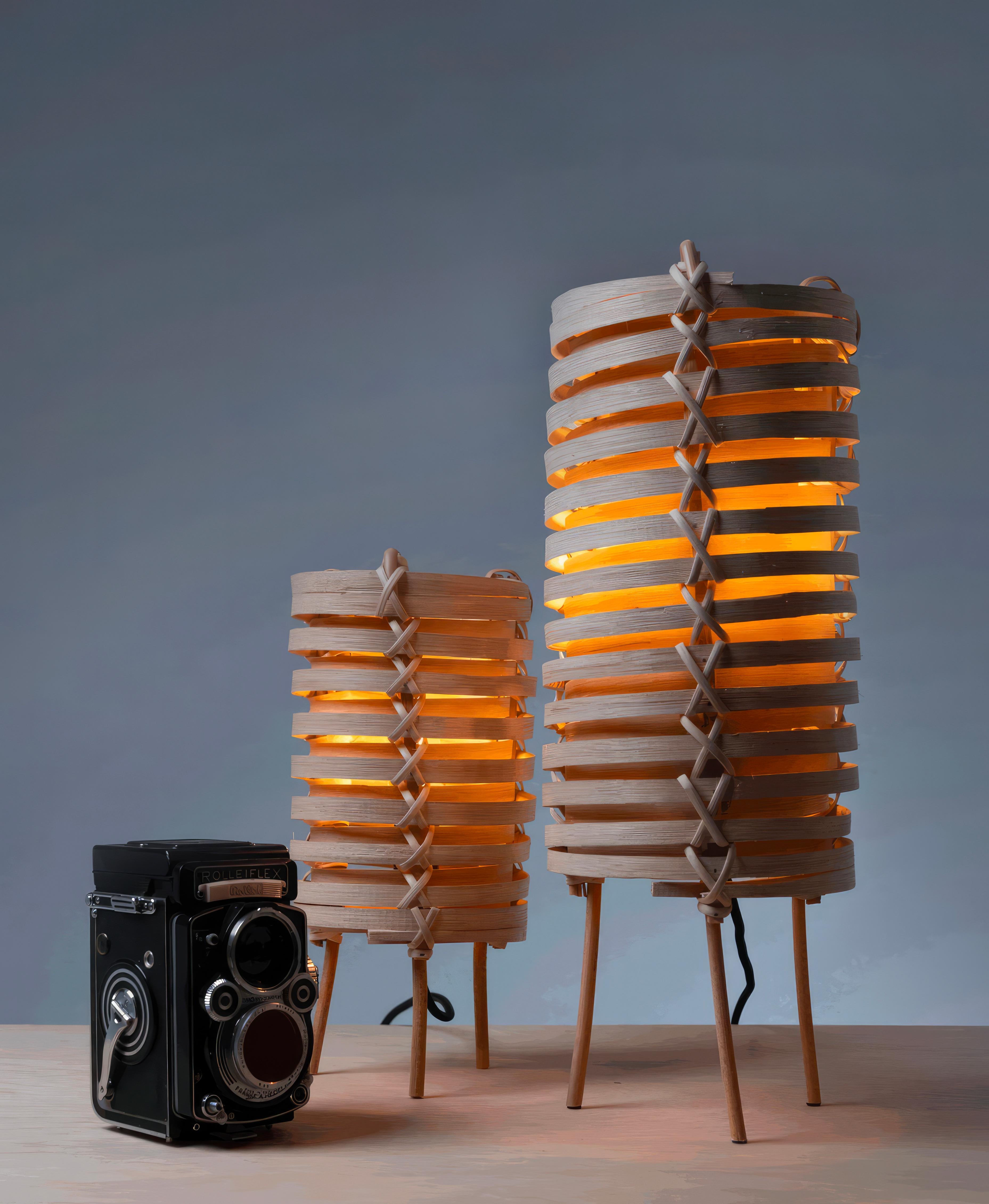 J.A. Coderch 'Junco' Rattan Cane Wall Lamp for Tunds For Sale 13