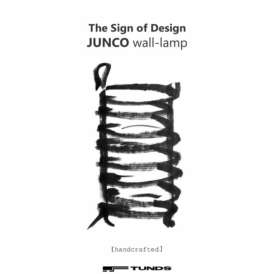 J.A. Coderch 'Junco' Rattan Cane Wall Lamp for Tunds 2