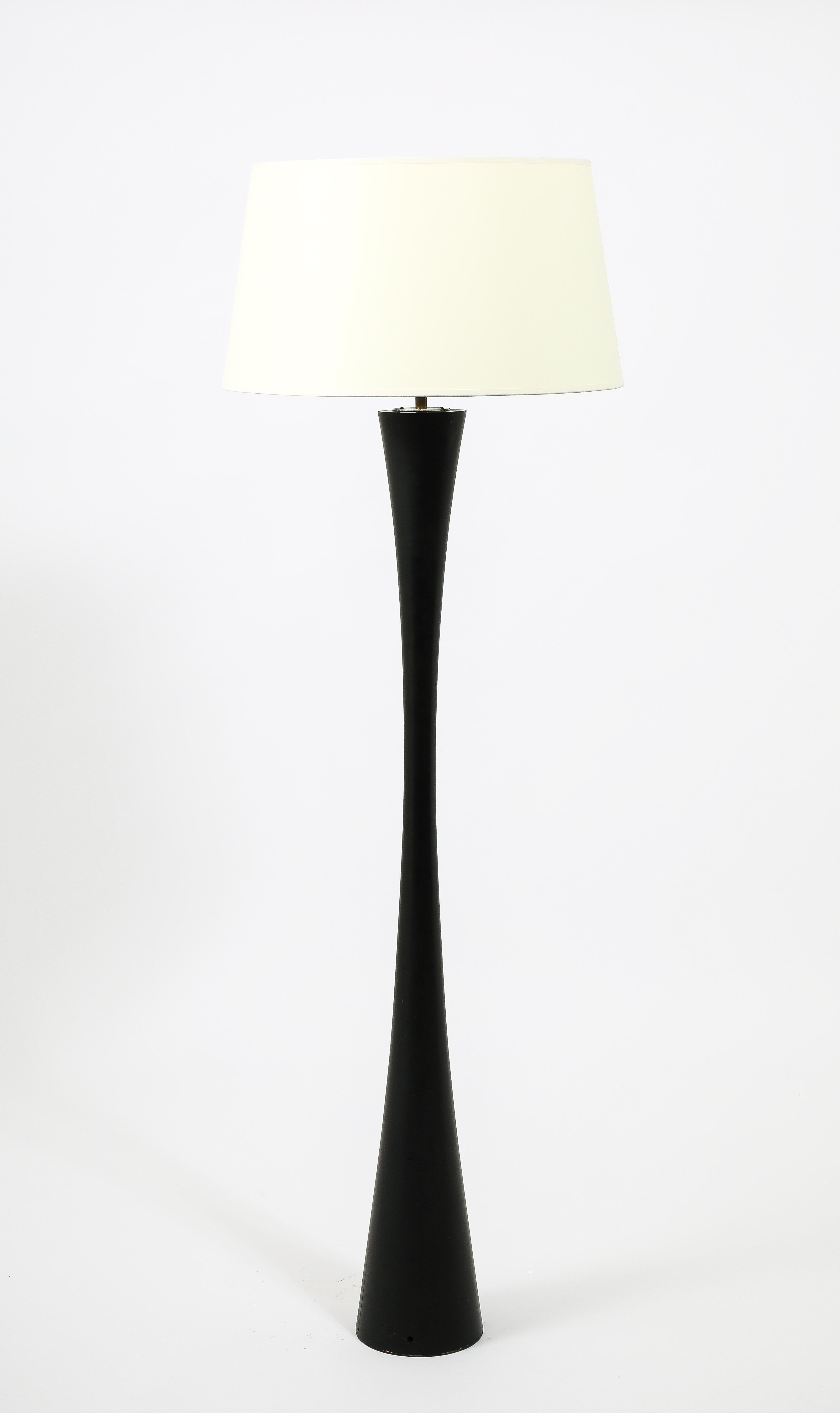 Brass J.A Motte “Diabolo” Floor Lamp, France 1960's For Sale